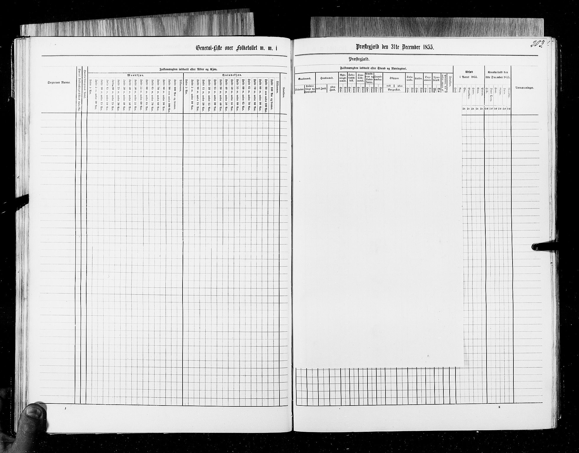 RA, Census 1855, vol. 6B: Nordland amt og Finnmarken amt, 1855, p. 203