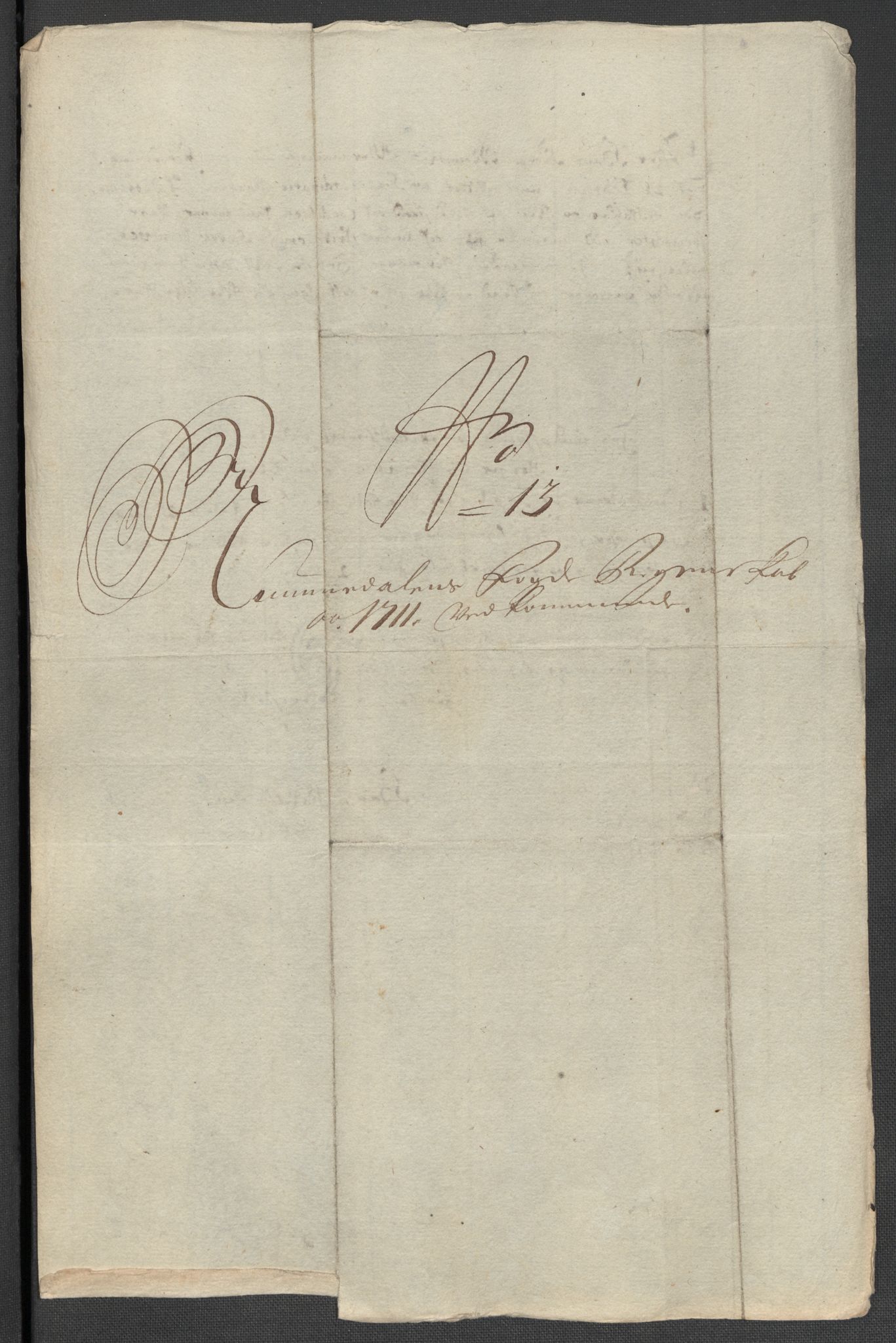 Rentekammeret inntil 1814, Reviderte regnskaper, Fogderegnskap, RA/EA-4092/R64/L4432: Fogderegnskap Namdal, 1711, p. 356