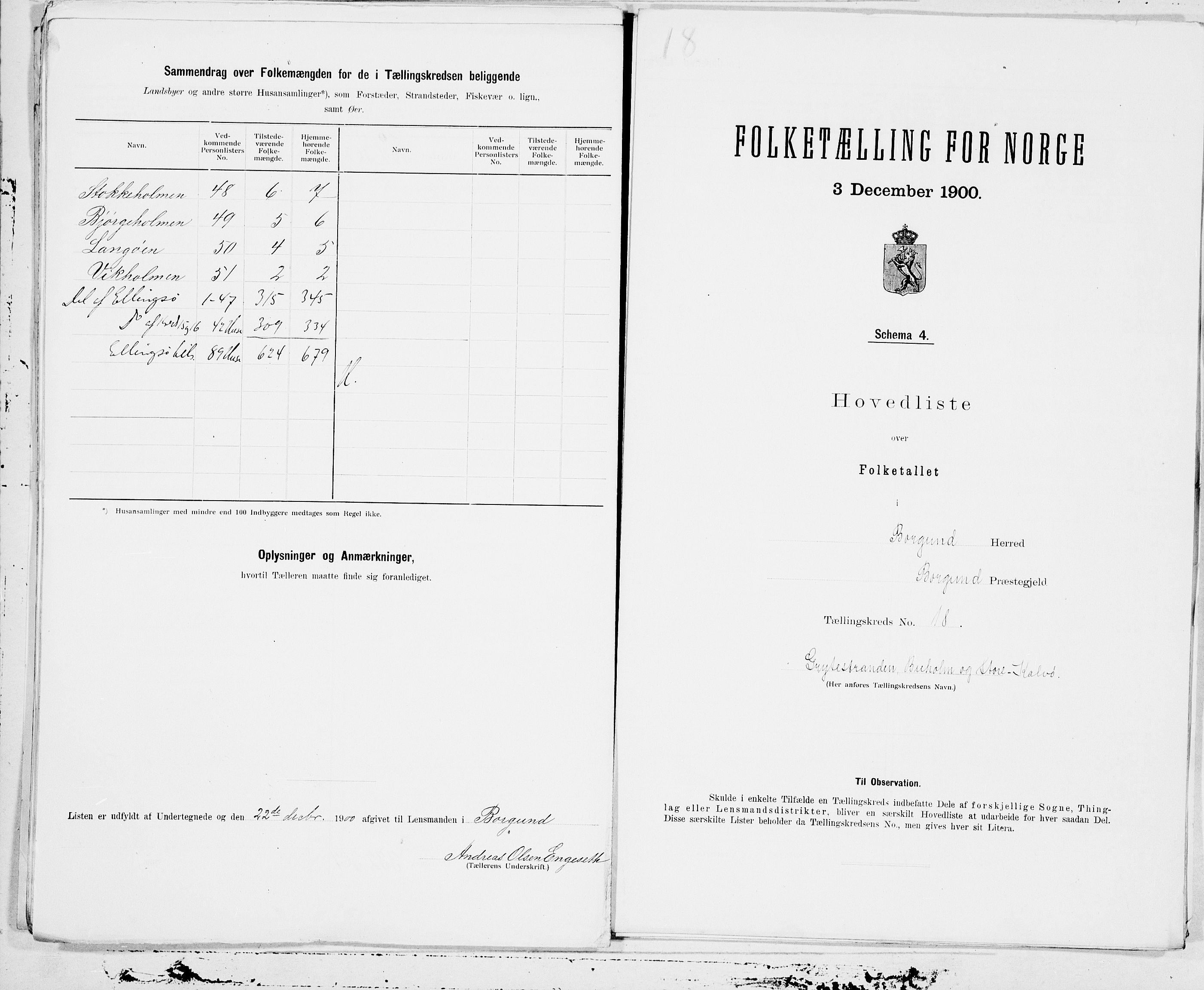 SAT, 1900 census for Borgund, 1900, p. 36