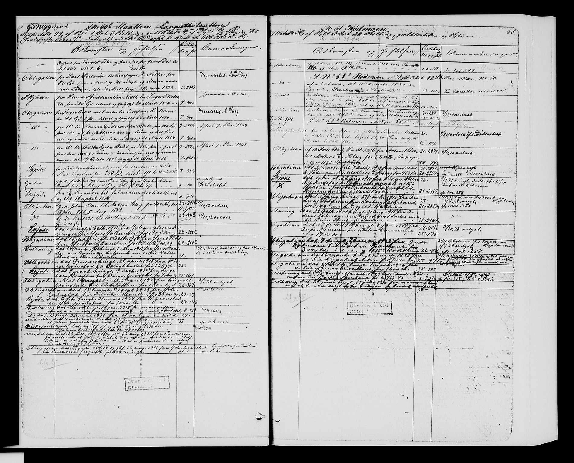 Sør-Hedmark sorenskriveri, SAH/TING-014/H/Ha/Hac/Hacc/L0001: Mortgage register no. 3.1, 1855-1943, p. 67