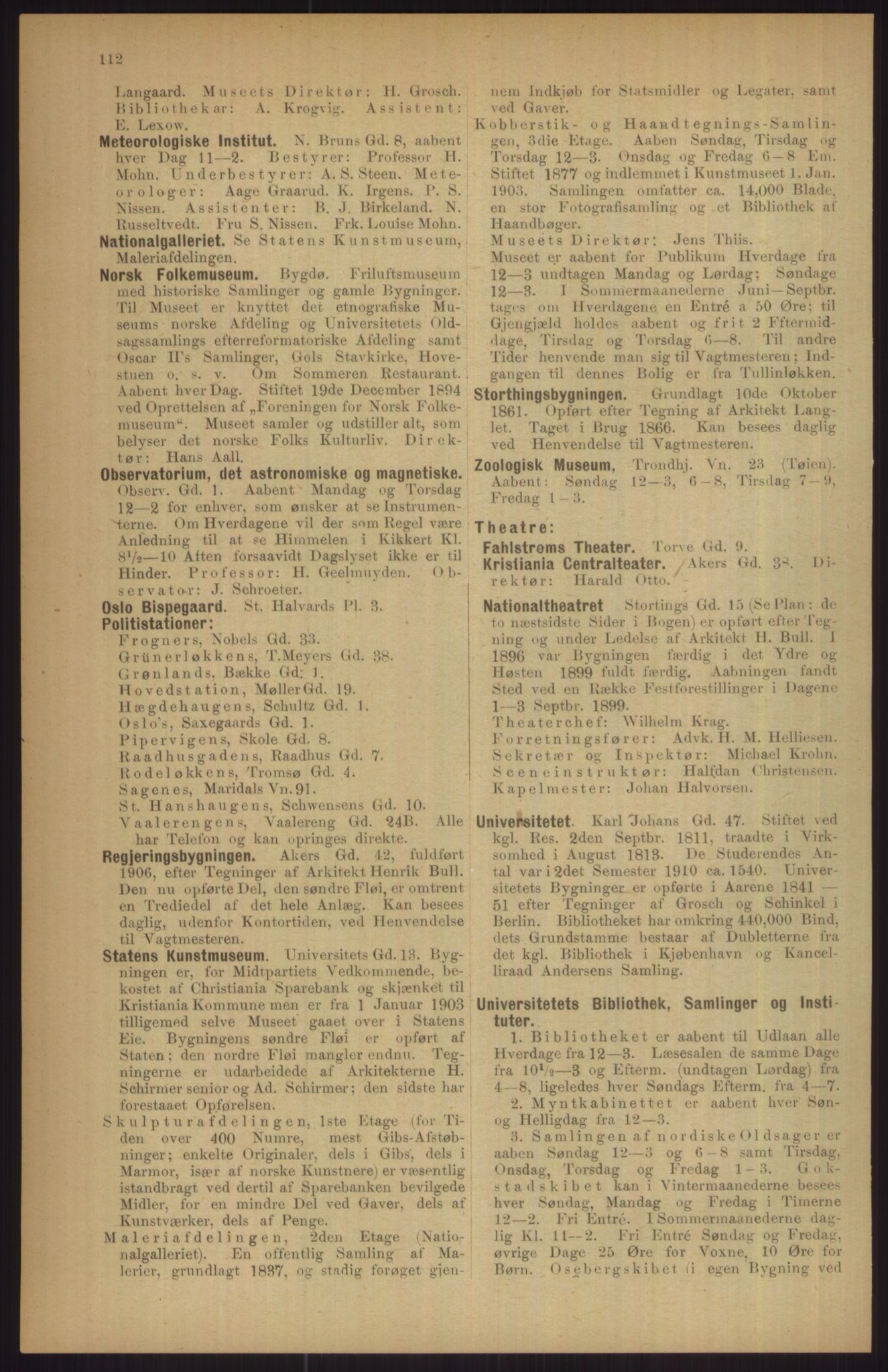 Kristiania/Oslo adressebok, PUBL/-, 1911, p. 112