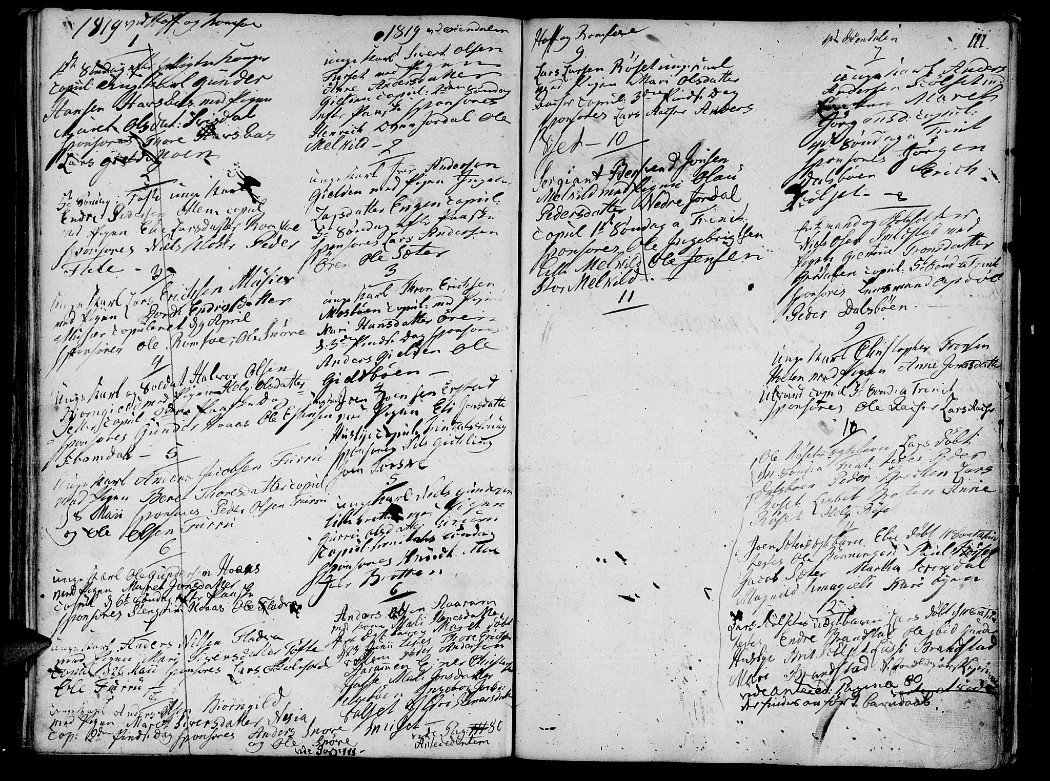 Ministerialprotokoller, klokkerbøker og fødselsregistre - Møre og Romsdal, SAT/A-1454/590/L1008: Parish register (official) no. 590A02, 1794-1820, p. 111