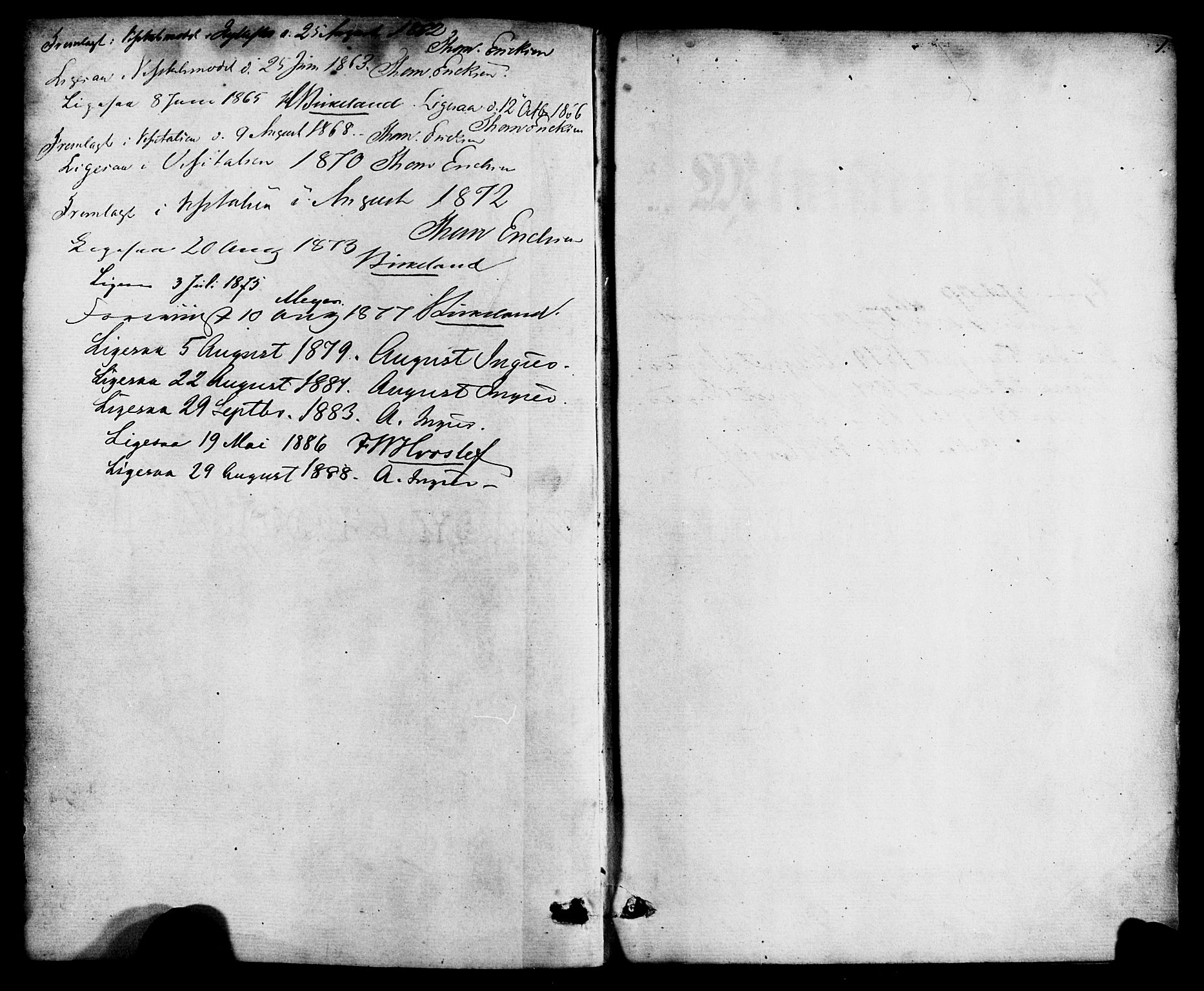 Hyllestad sokneprestembete, SAB/A-80401: Parish register (official) no. A 1, 1861-1886, p. 1