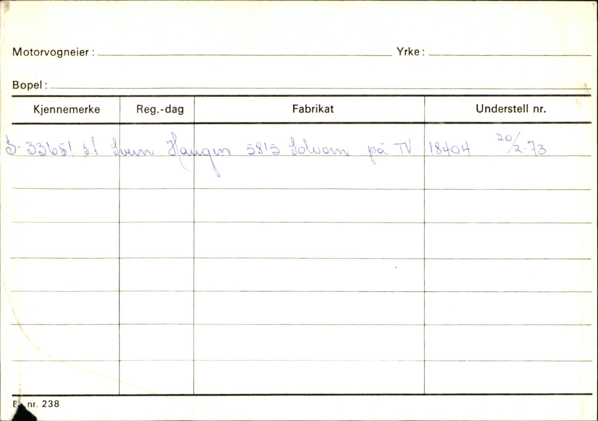 Statens vegvesen, Sogn og Fjordane vegkontor, SAB/A-5301/4/F/L0126: Eigarregister Fjaler M-Å. Leikanger A-Å, 1945-1975, p. 783