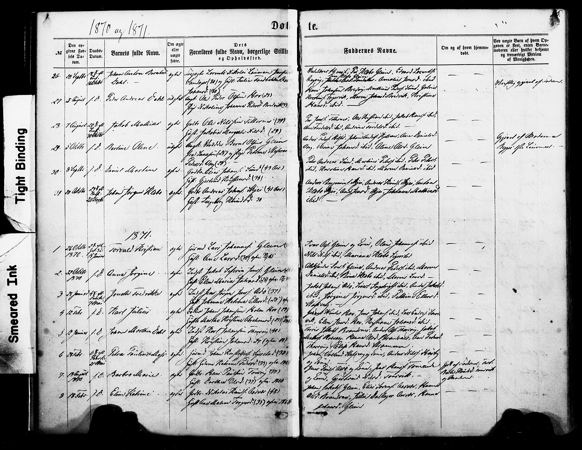 Ministerialprotokoller, klokkerbøker og fødselsregistre - Nordland, SAT/A-1459/835/L0524: Parish register (official) no. 835A02, 1865-1880, p. 15