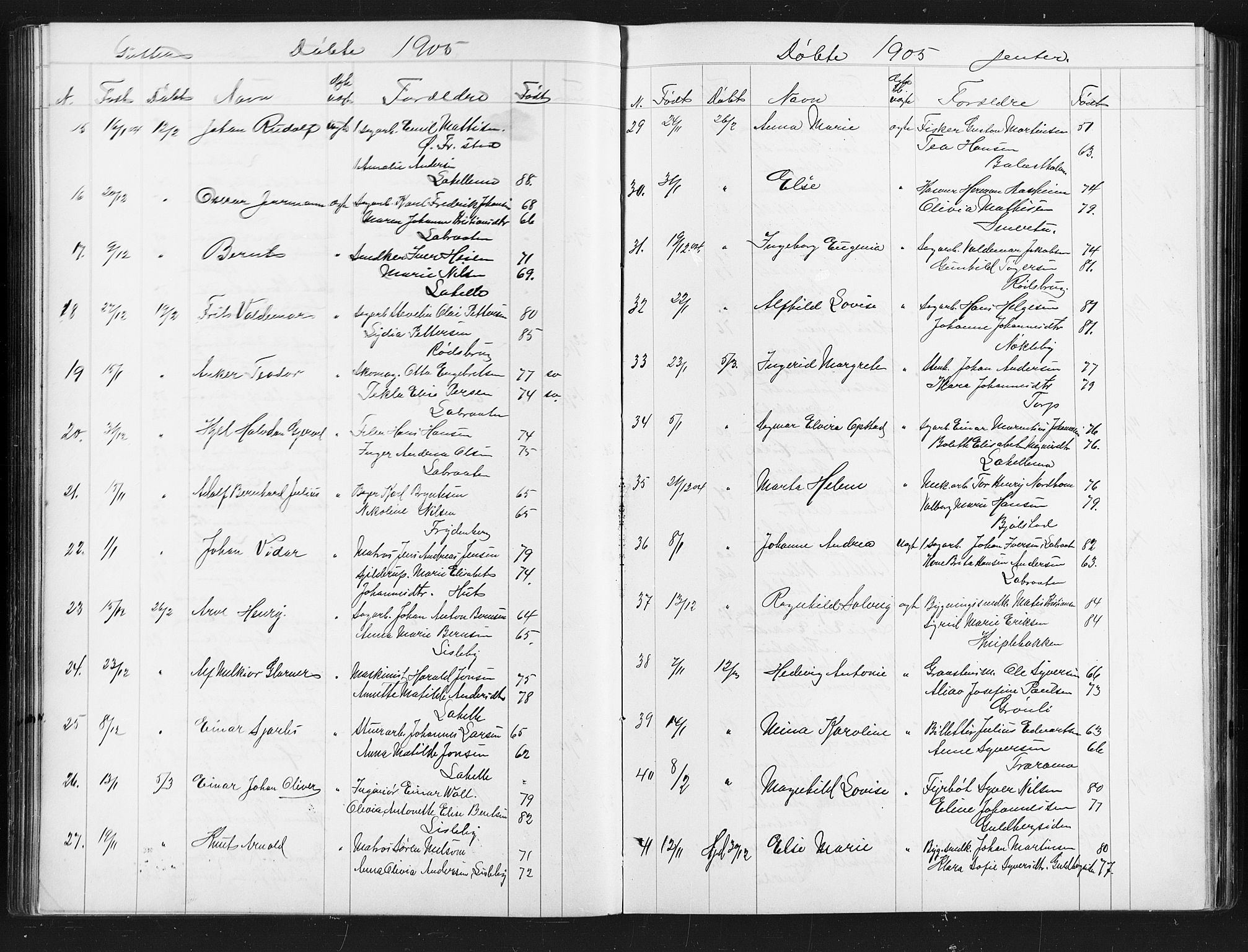 Glemmen prestekontor Kirkebøker, AV/SAO-A-10908/G/Ga/L0006: Parish register (copy) no. 6, 1894-1908