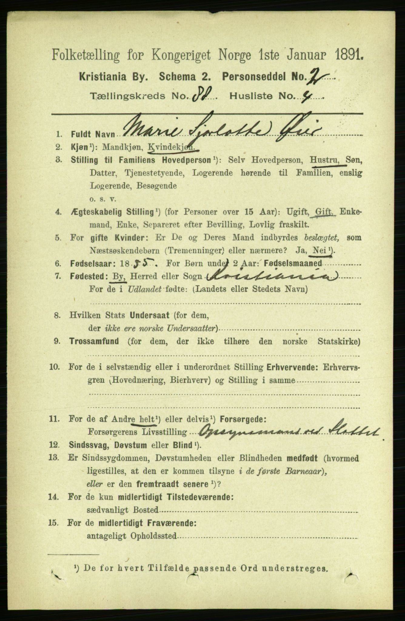 RA, 1891 census for 0301 Kristiania, 1891, p. 43858