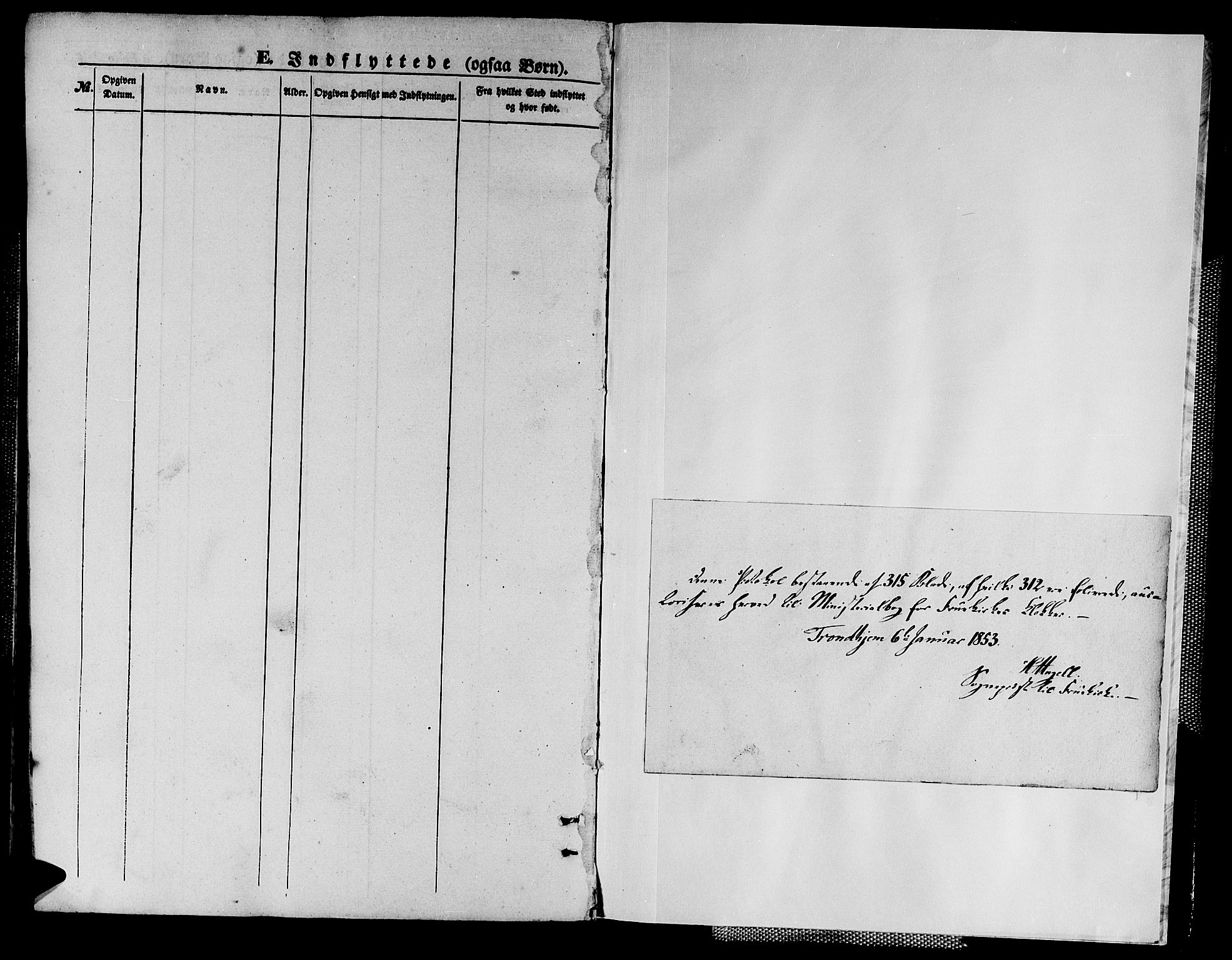 Ministerialprotokoller, klokkerbøker og fødselsregistre - Sør-Trøndelag, SAT/A-1456/602/L0138: Parish register (copy) no. 602C06, 1853-1858