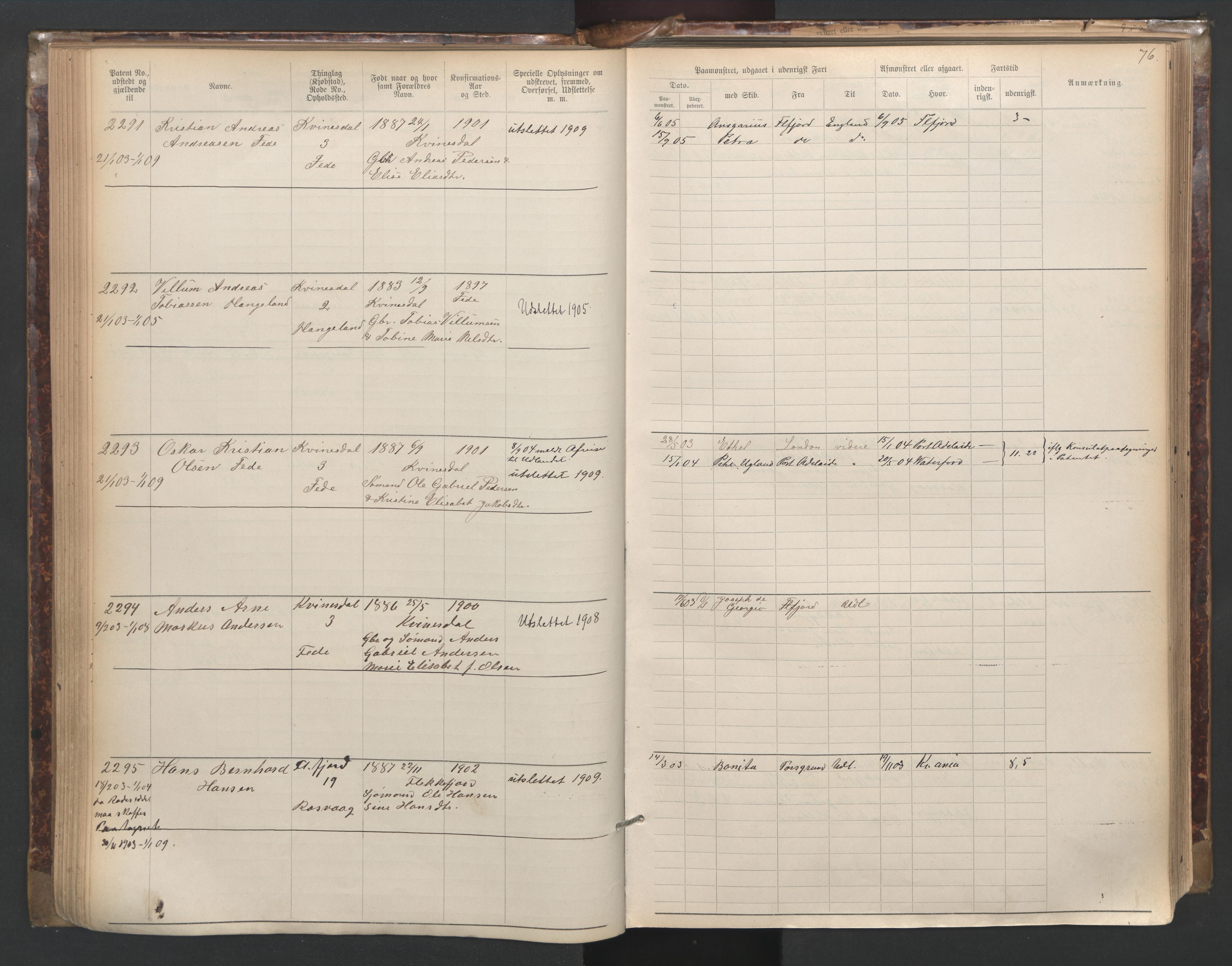 Flekkefjord mønstringskrets, SAK/2031-0018/F/Fa/L0003: Annotasjonsrulle nr 1921-2963 med register, N-3, 1892-1948, p. 107