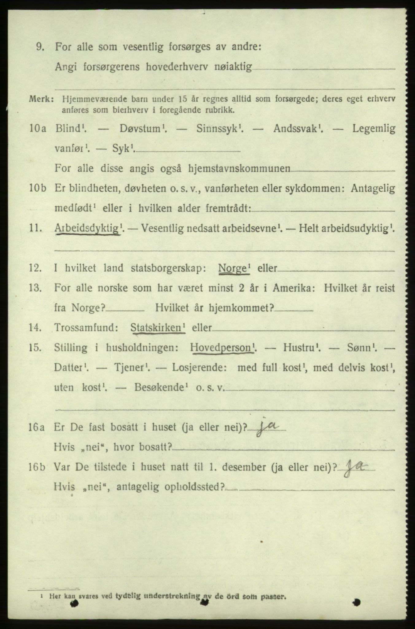 SAB, 1920 census for Skånevik, 1920, p. 2472