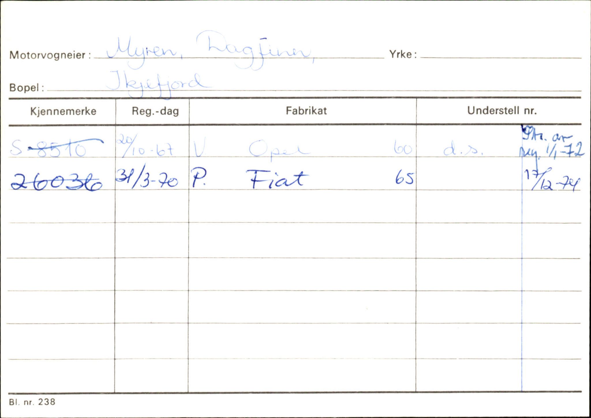 Statens vegvesen, Sogn og Fjordane vegkontor, AV/SAB-A-5301/4/F/L0130: Eigarregister Eid T-Å. Høyanger A-O, 1945-1975, p. 2179