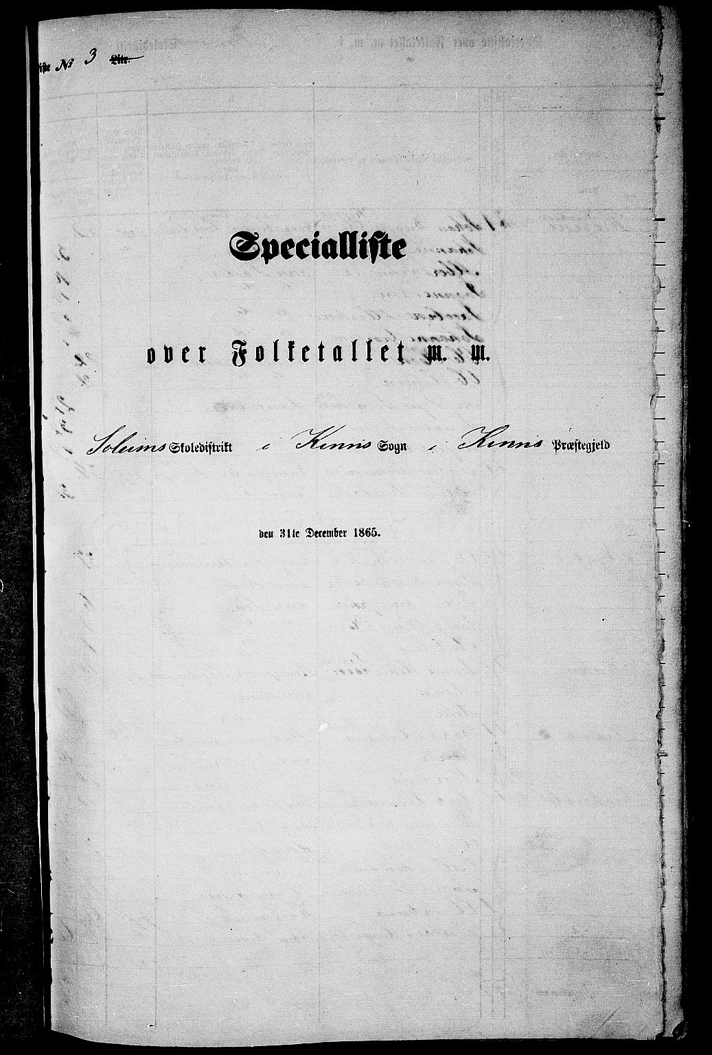 RA, 1865 census for Kinn, 1865, p. 48