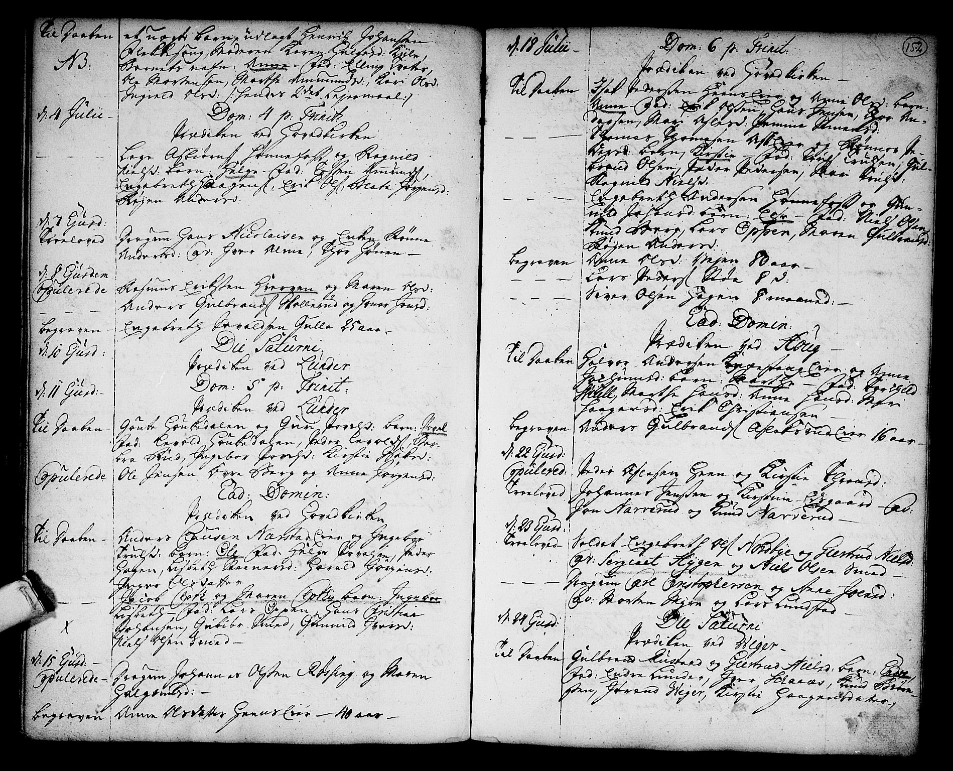 Norderhov kirkebøker, AV/SAKO-A-237/F/Fa/L0003a: Parish register (official) no. 3, 1740-1757, p. 152