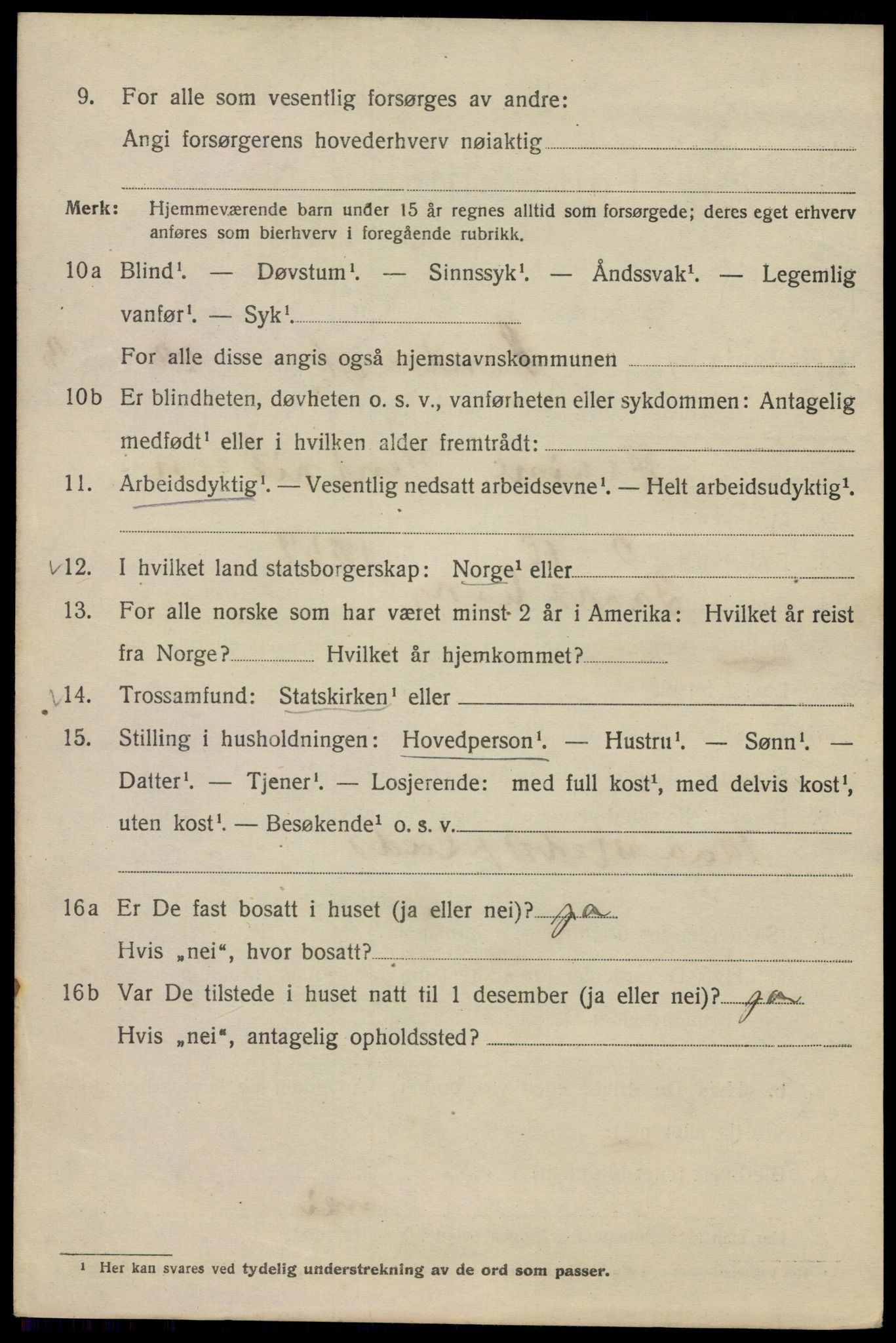 SAO, 1920 census for Kristiania, 1920, p. 152026