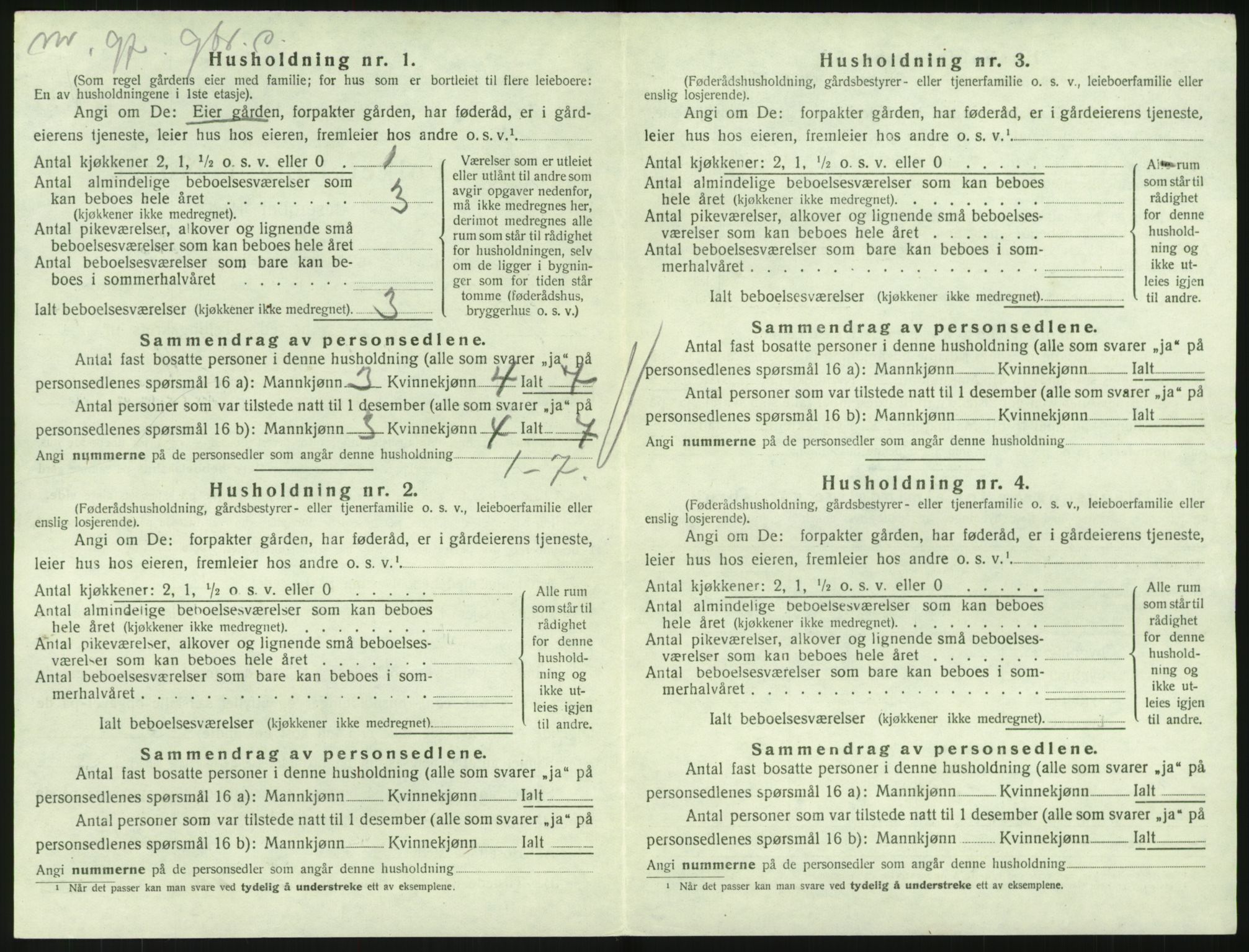 SAKO, 1920 census for Hedrum, 1920, p. 1432