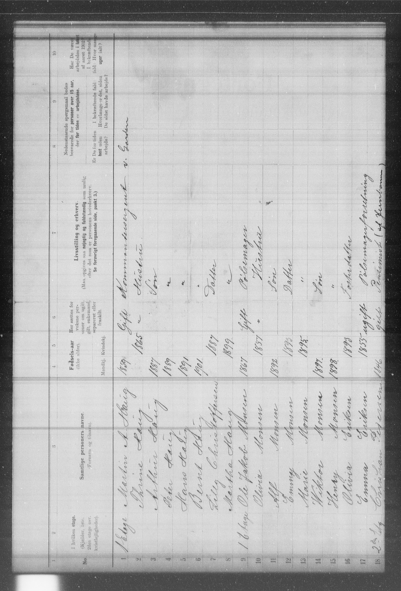 OBA, Municipal Census 1902 for Kristiania, 1902, p. 14143