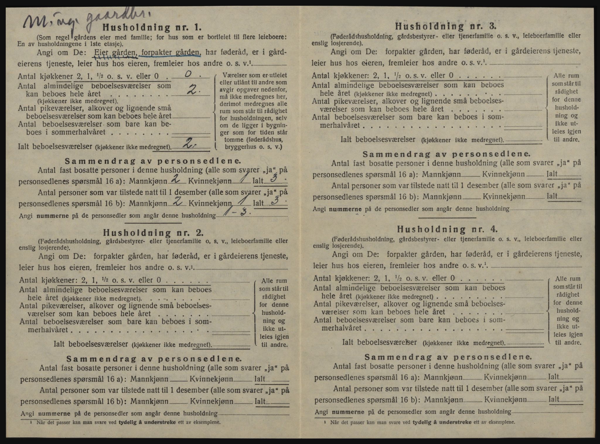 SAT, 1920 census for Haltdalen, 1920, p. 359