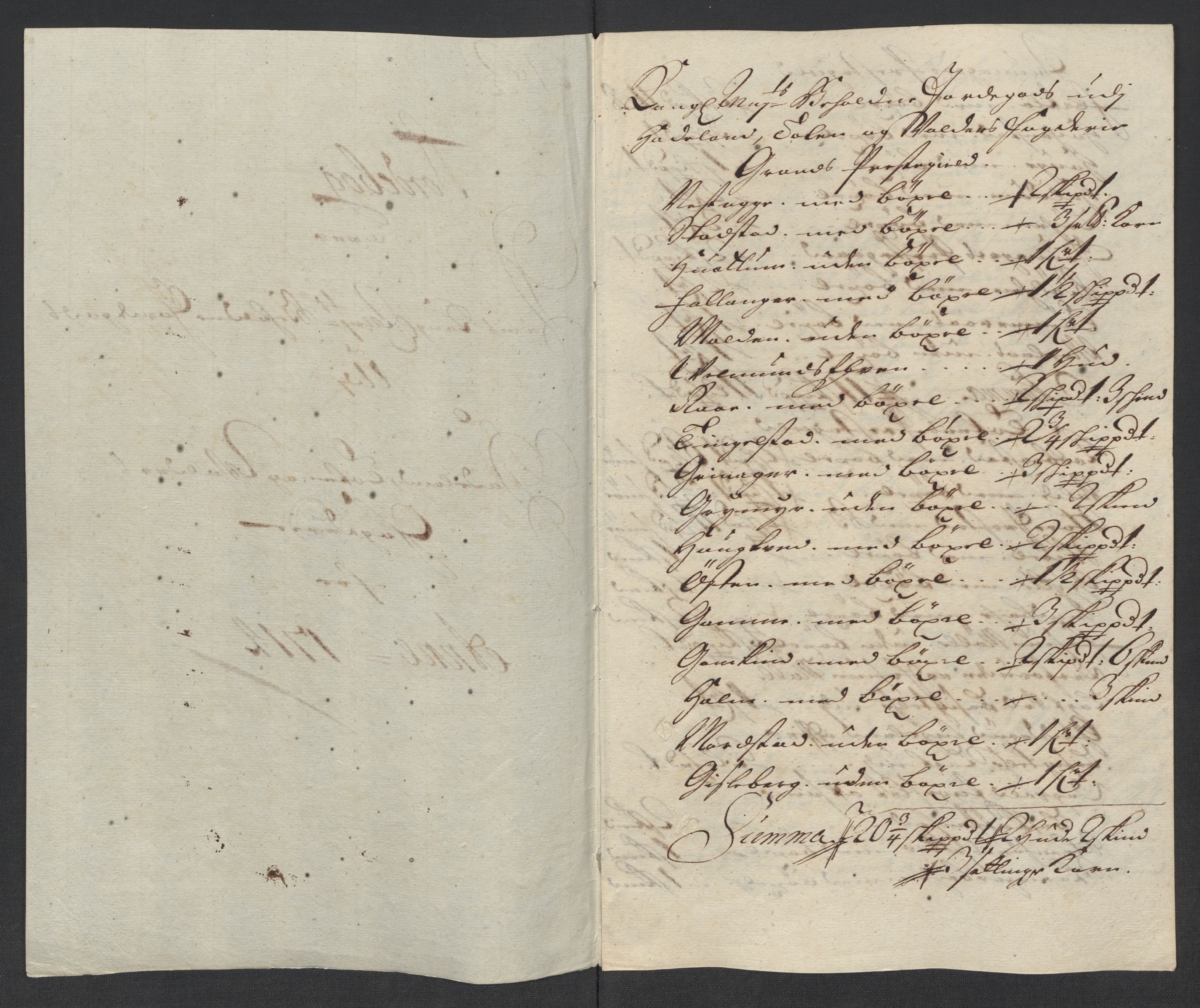 Rentekammeret inntil 1814, Reviderte regnskaper, Fogderegnskap, RA/EA-4092/R18/L1313: Fogderegnskap Hadeland, Toten og Valdres, 1714, p. 35