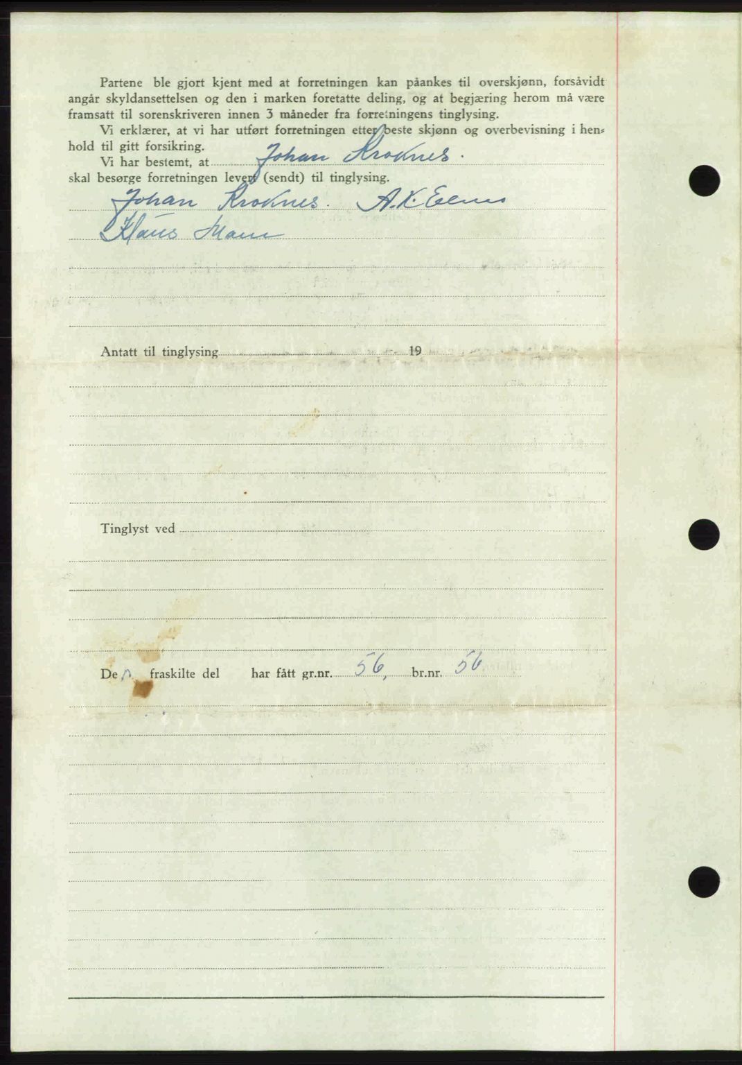 Romsdal sorenskriveri, AV/SAT-A-4149/1/2/2C: Mortgage book no. A28, 1948-1949, Diary no: : 534/1949