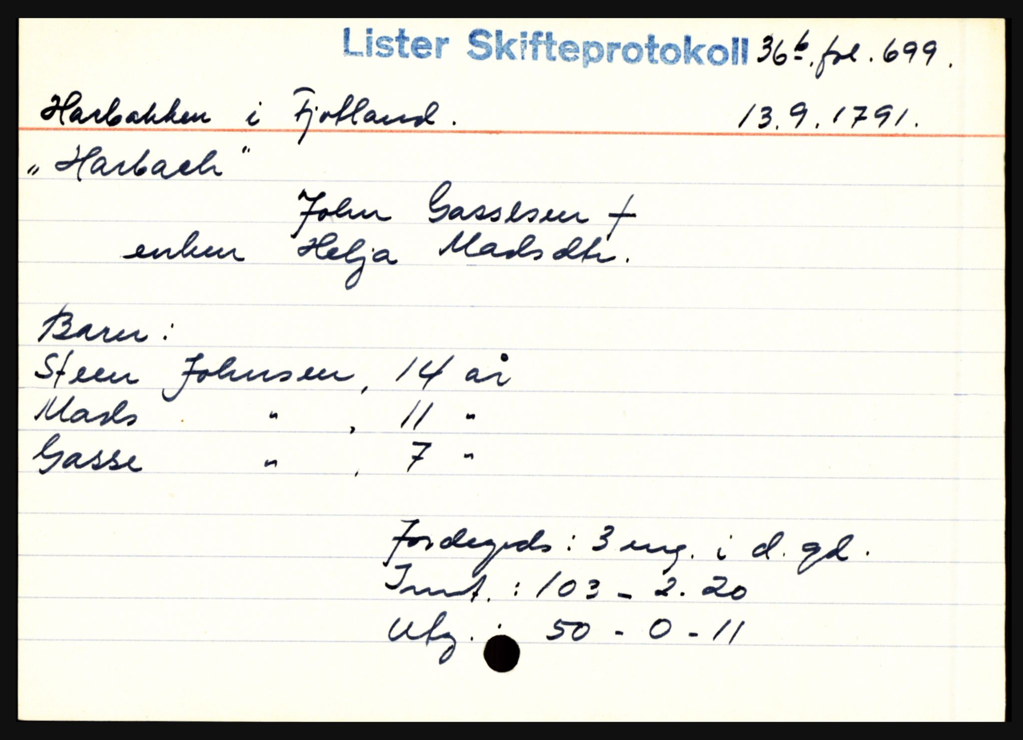 Lister sorenskriveri, AV/SAK-1221-0003/H, p. 13961