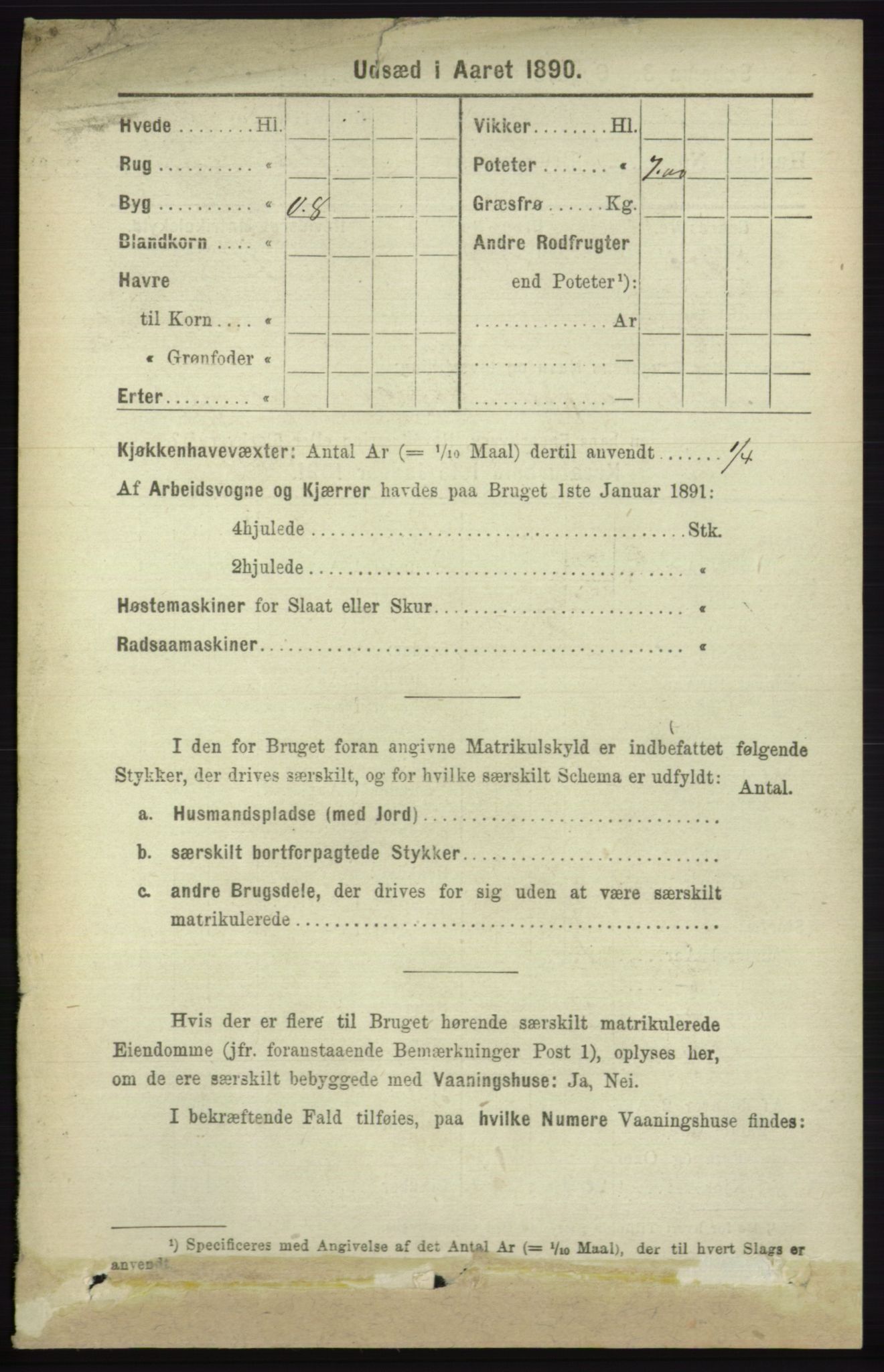 RA, 1891 census for 1230 Ullensvang, 1891, p. 6904