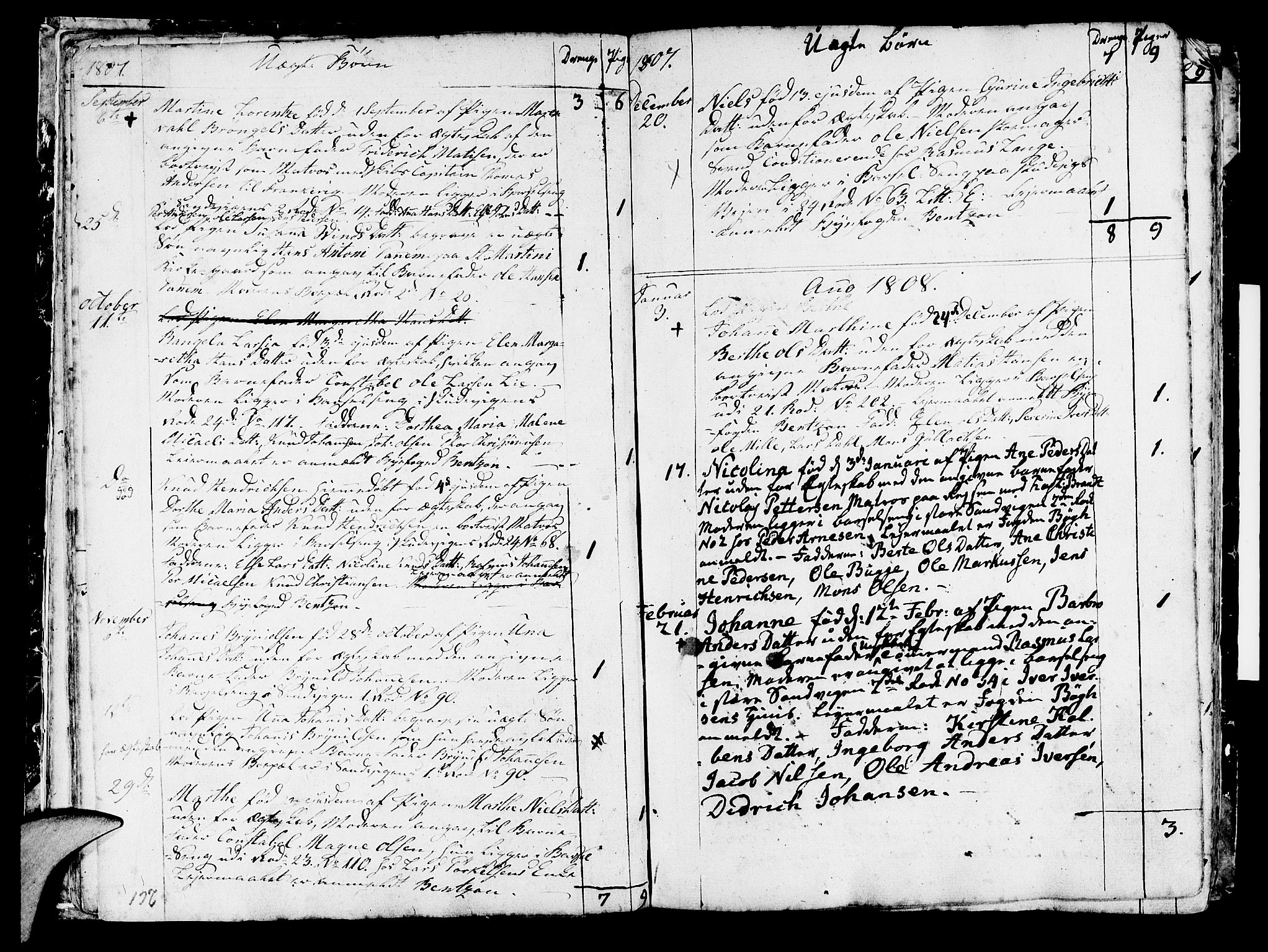 Korskirken sokneprestembete, AV/SAB-A-76101/H/Haa/L0006: Parish register (official) no. A 6, 1790-1820, p. 261