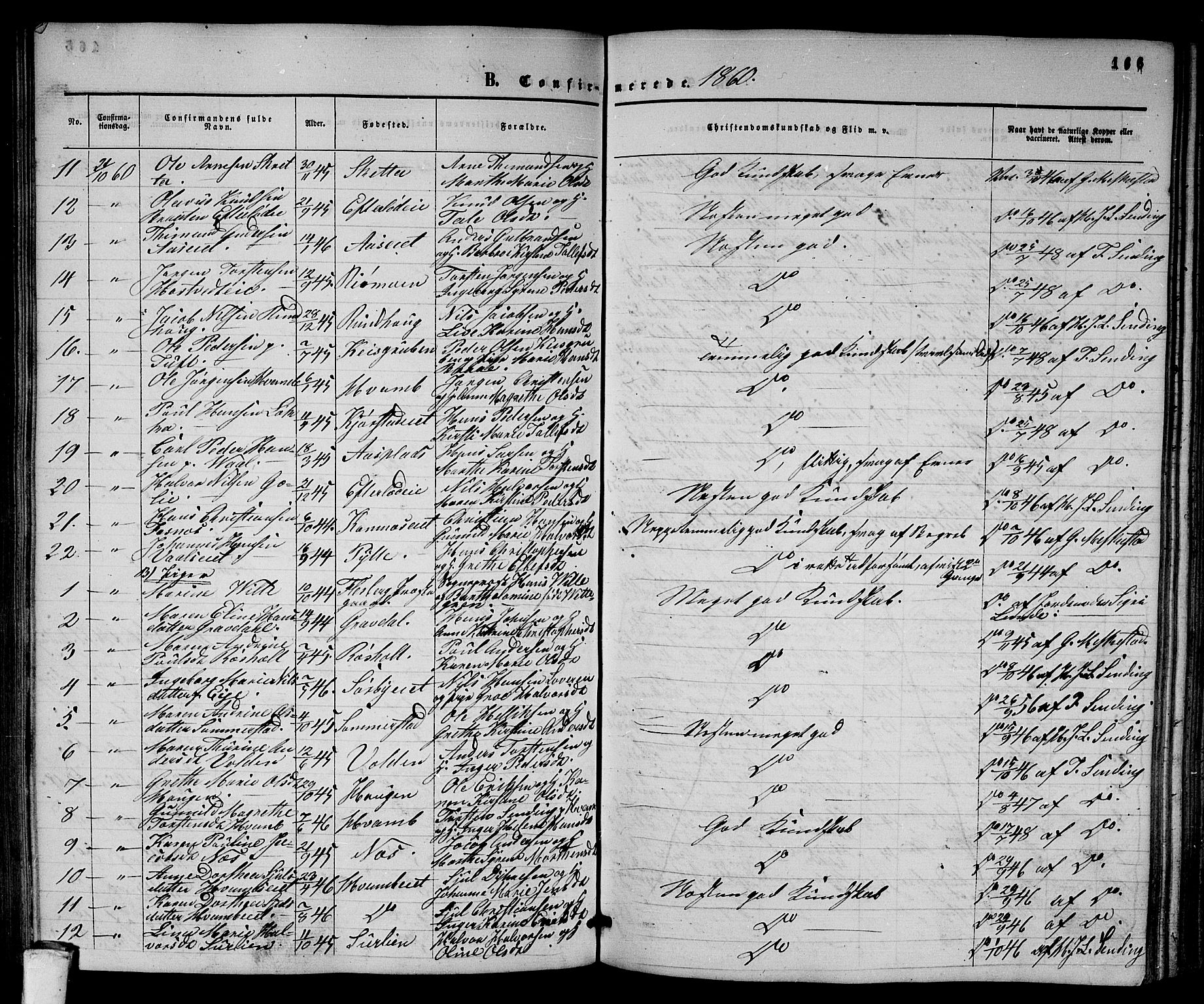 Sandsvær kirkebøker, AV/SAKO-A-244/G/Ga/L0005: Parish register (copy) no. I 5, 1857-1873, p. 166