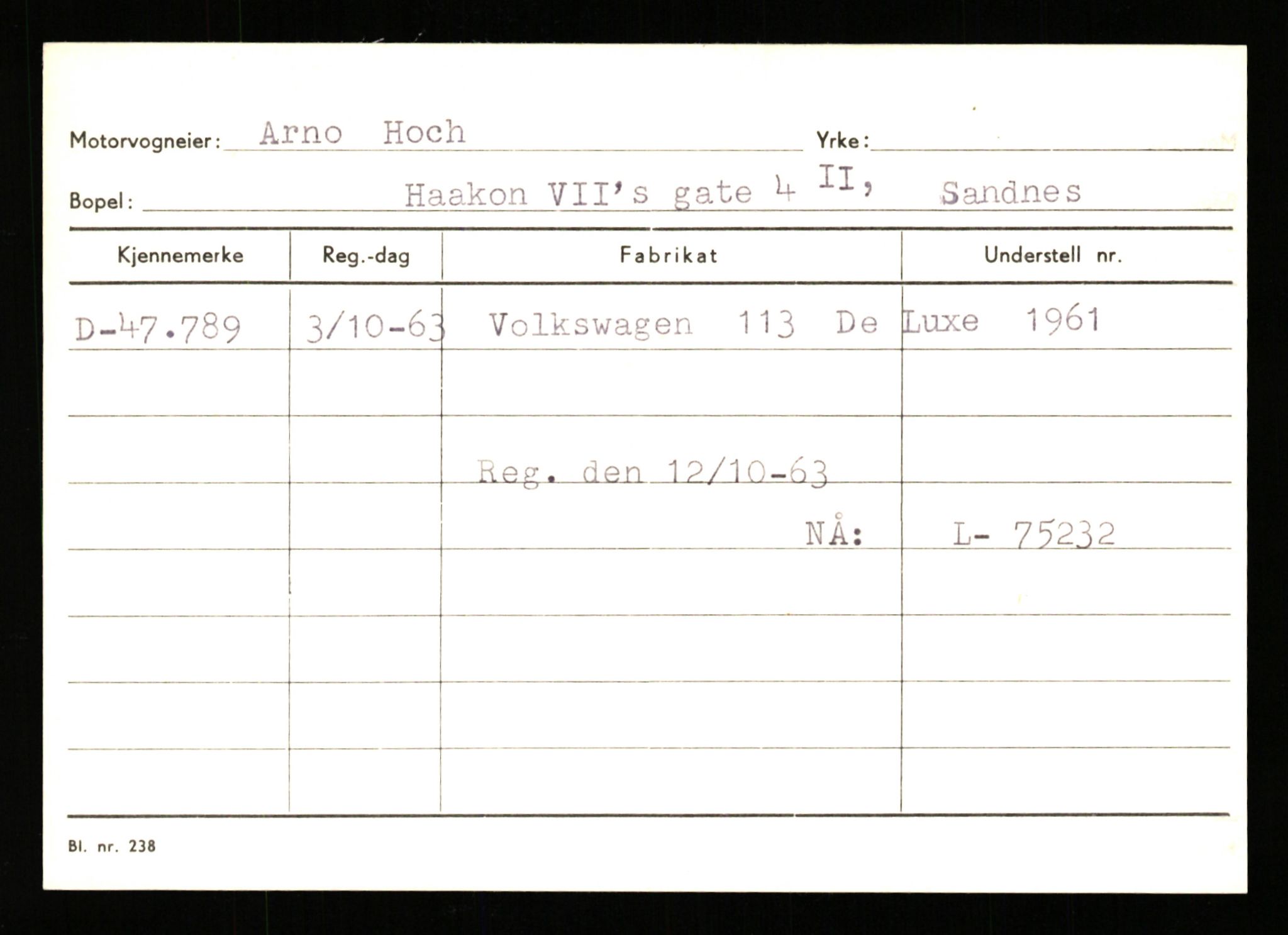 Stavanger trafikkstasjon, SAST/A-101942/0/G/L0006: Registreringsnummer: 34250 - 49007, 1930-1971, p. 3248