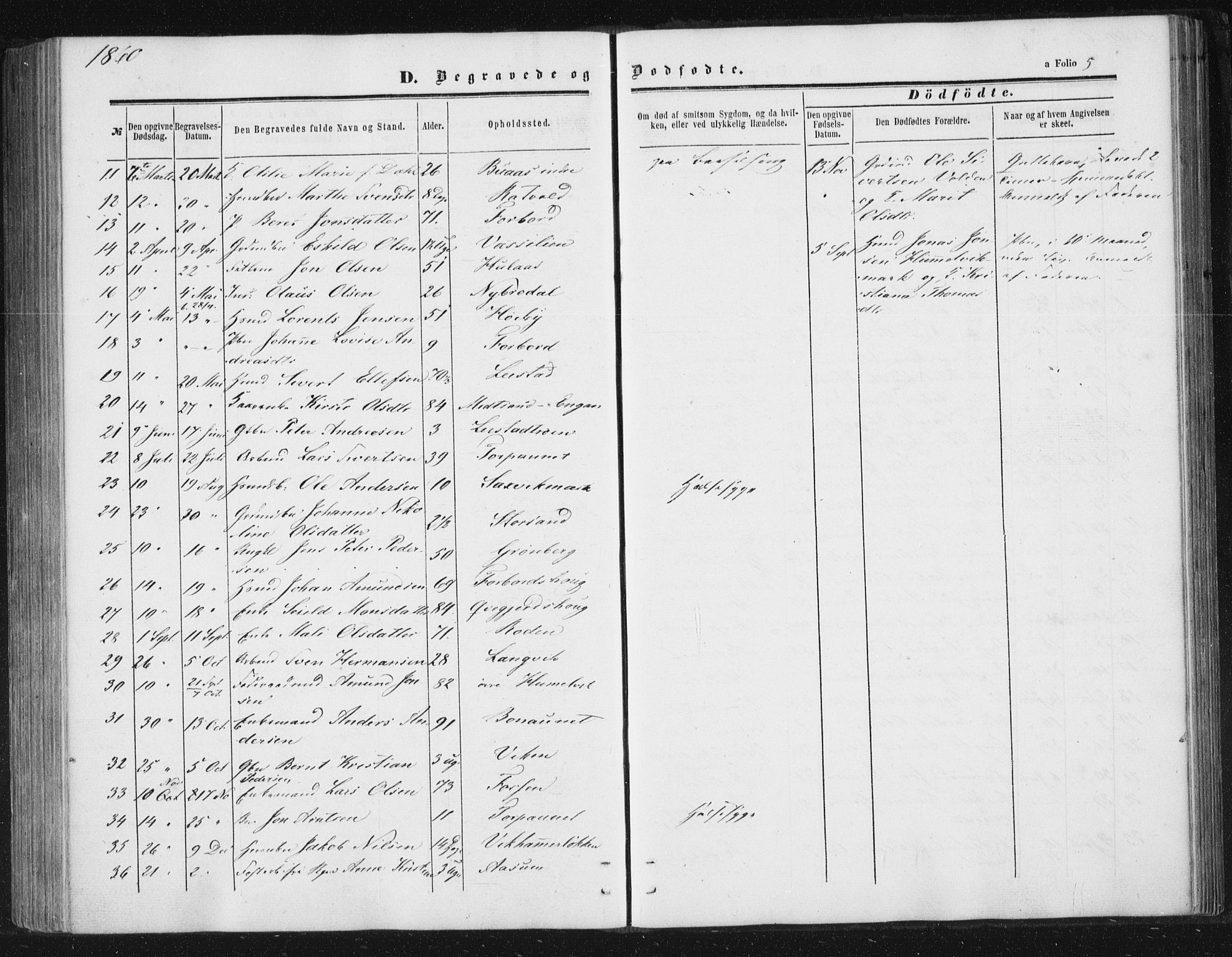 Ministerialprotokoller, klokkerbøker og fødselsregistre - Sør-Trøndelag, SAT/A-1456/616/L0408: Parish register (official) no. 616A05, 1857-1865, p. 5