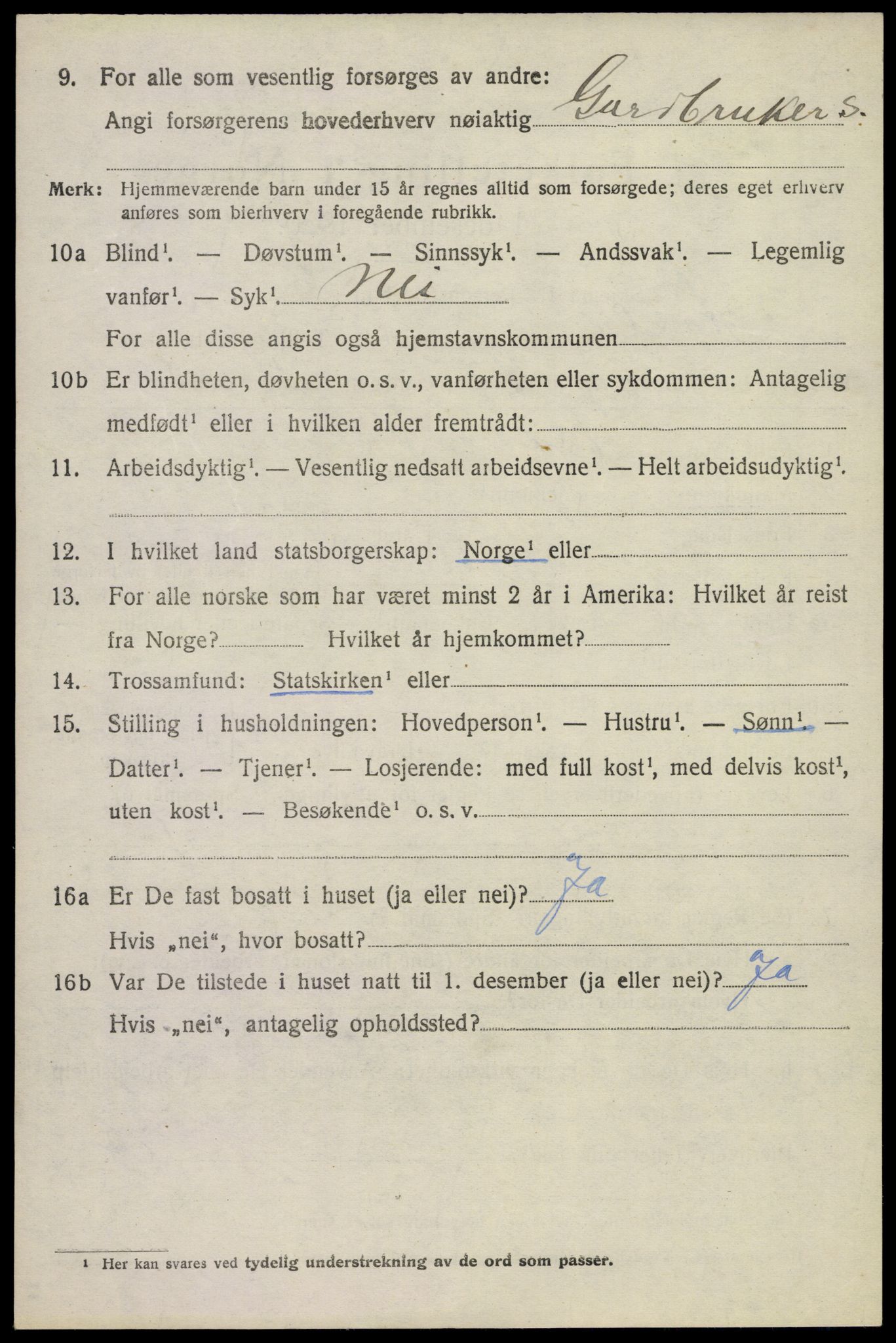 SAKO, 1920 census for Holla, 1920, p. 5302