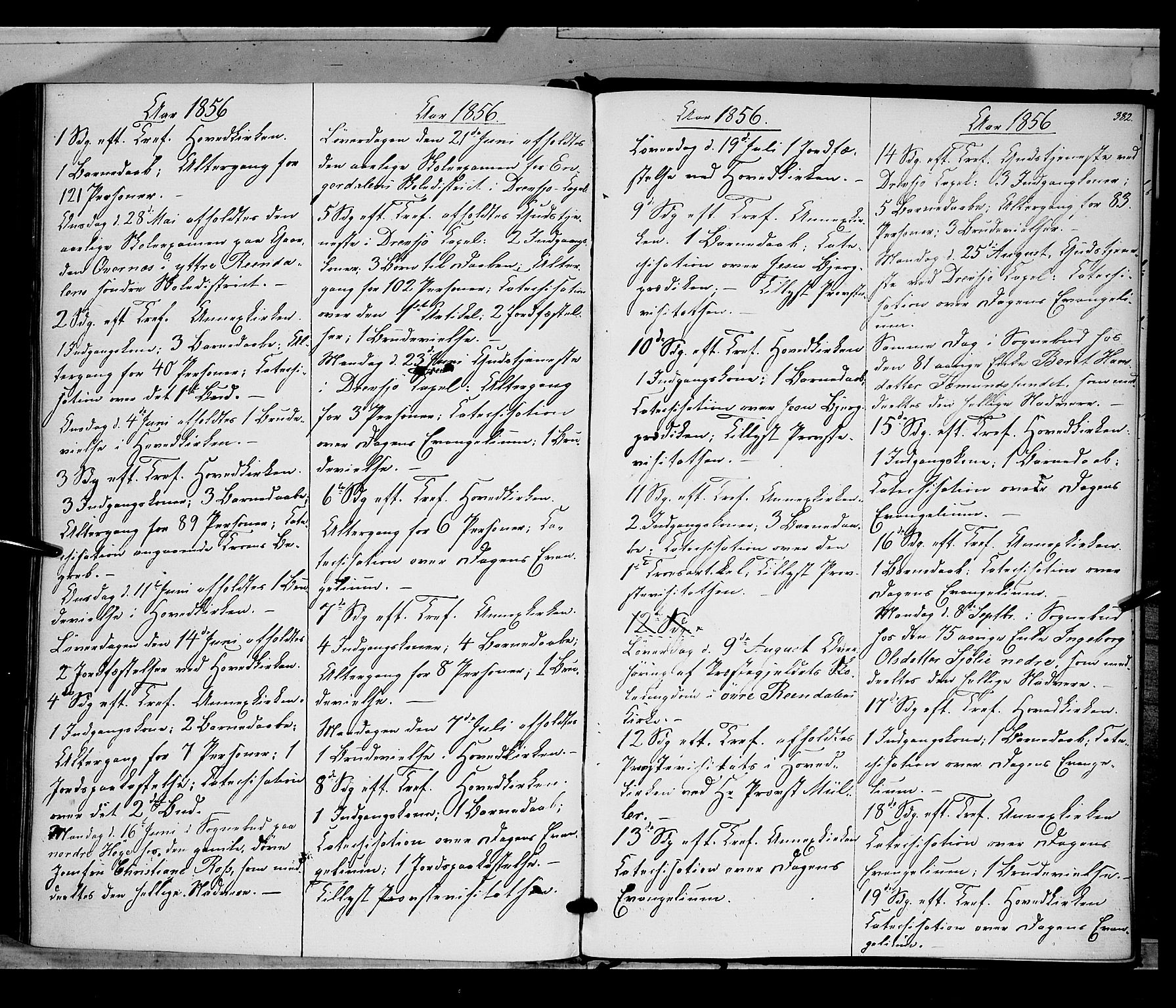 Rendalen prestekontor, AV/SAH-PREST-054/H/Ha/Haa/L0005: Parish register (official) no. 5, 1853-1866, p. 382