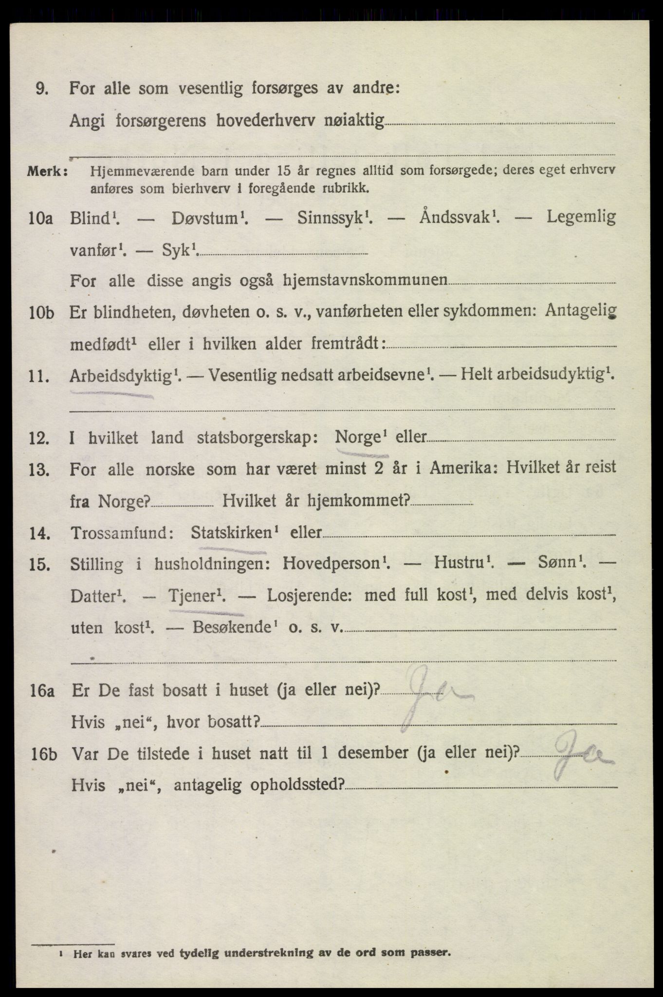 SAH, 1920 census for Stange, 1920, p. 17842