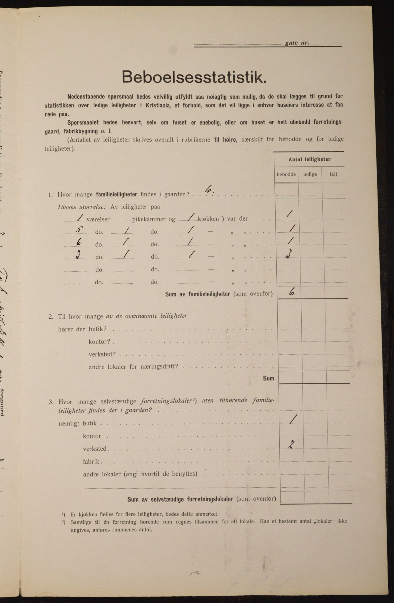 OBA, Municipal Census 1912 for Kristiania, 1912, p. 113707