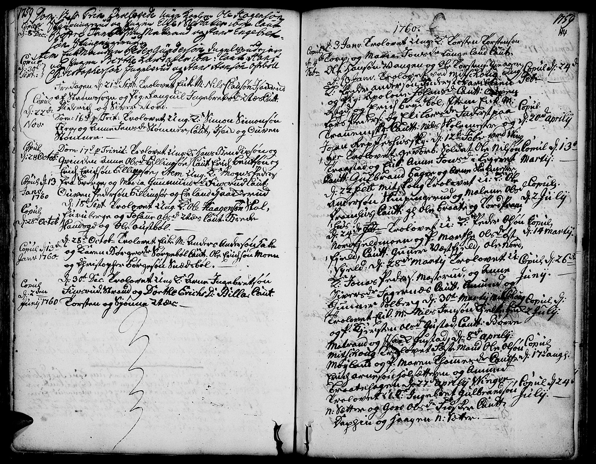 Vinger prestekontor, AV/SAH-PREST-024/H/Ha/Haa/L0003: Parish register (official) no. 3, 1751-1772, p. 114