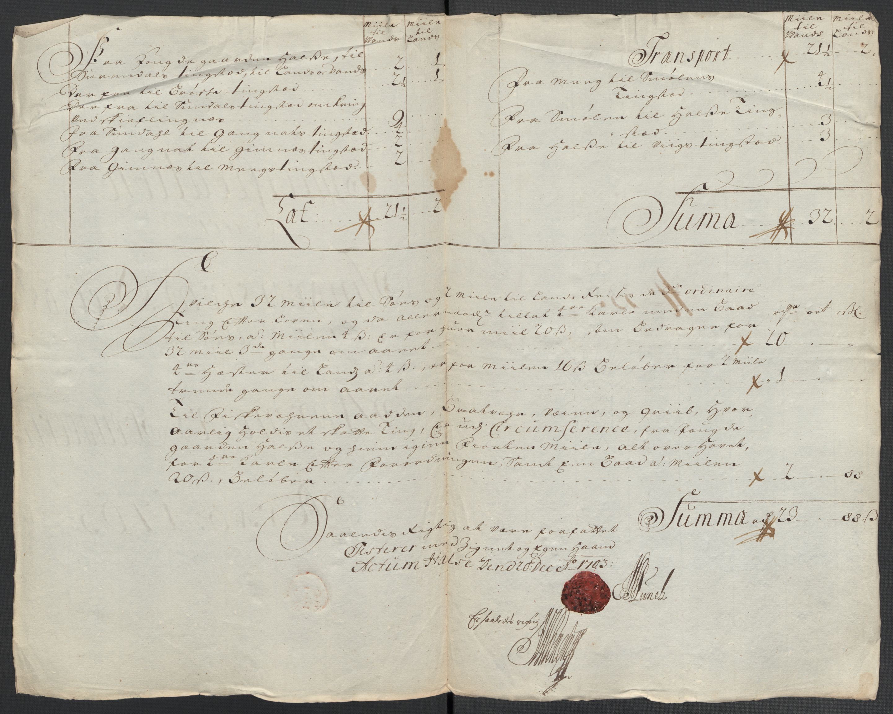 Rentekammeret inntil 1814, Reviderte regnskaper, Fogderegnskap, RA/EA-4092/R56/L3740: Fogderegnskap Nordmøre, 1703-1704, p. 189