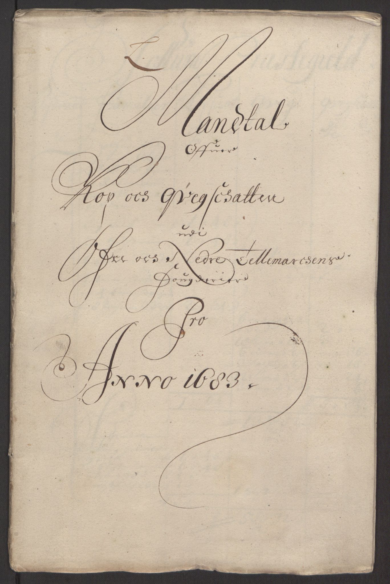 Rentekammeret inntil 1814, Reviderte regnskaper, Fogderegnskap, RA/EA-4092/R35/L2080: Fogderegnskap Øvre og Nedre Telemark, 1680-1684, p. 179
