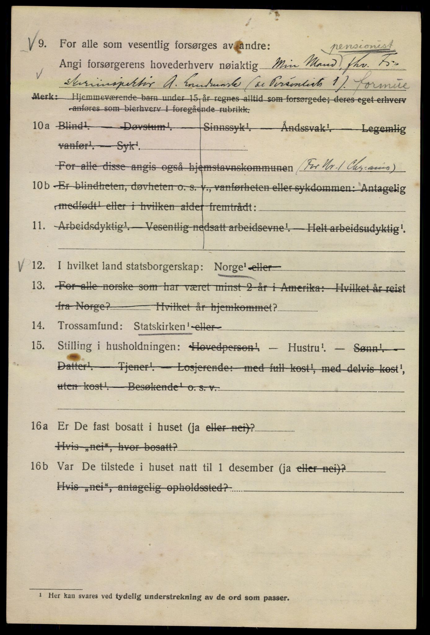 SAO, 1920 census for Kristiania, 1920, p. 348008