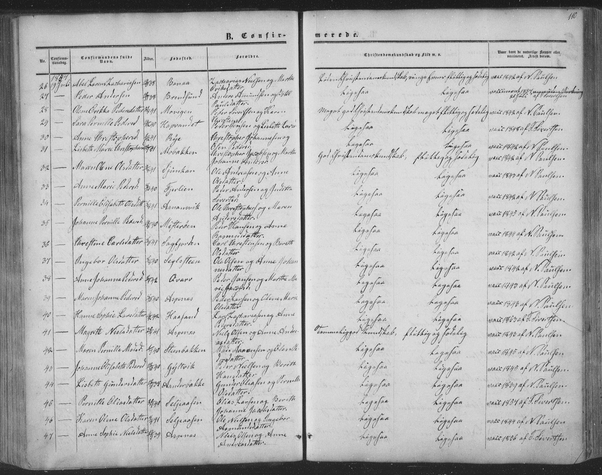 Ministerialprotokoller, klokkerbøker og fødselsregistre - Nordland, AV/SAT-A-1459/853/L0770: Parish register (official) no. 853A09, 1857-1870, p. 110