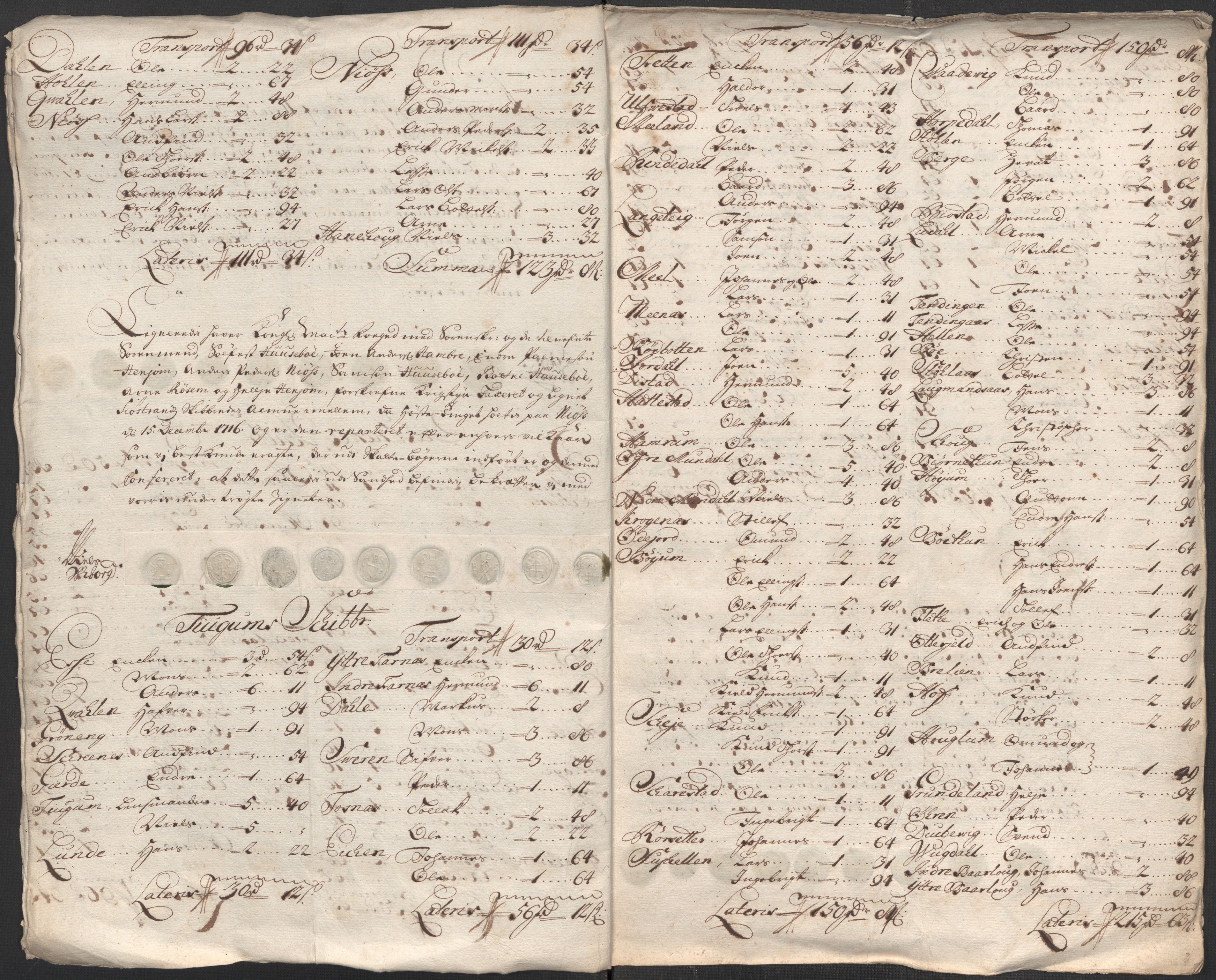 Rentekammeret inntil 1814, Reviderte regnskaper, Fogderegnskap, AV/RA-EA-4092/R52/L3320: Fogderegnskap Sogn, 1715-1716, p. 402