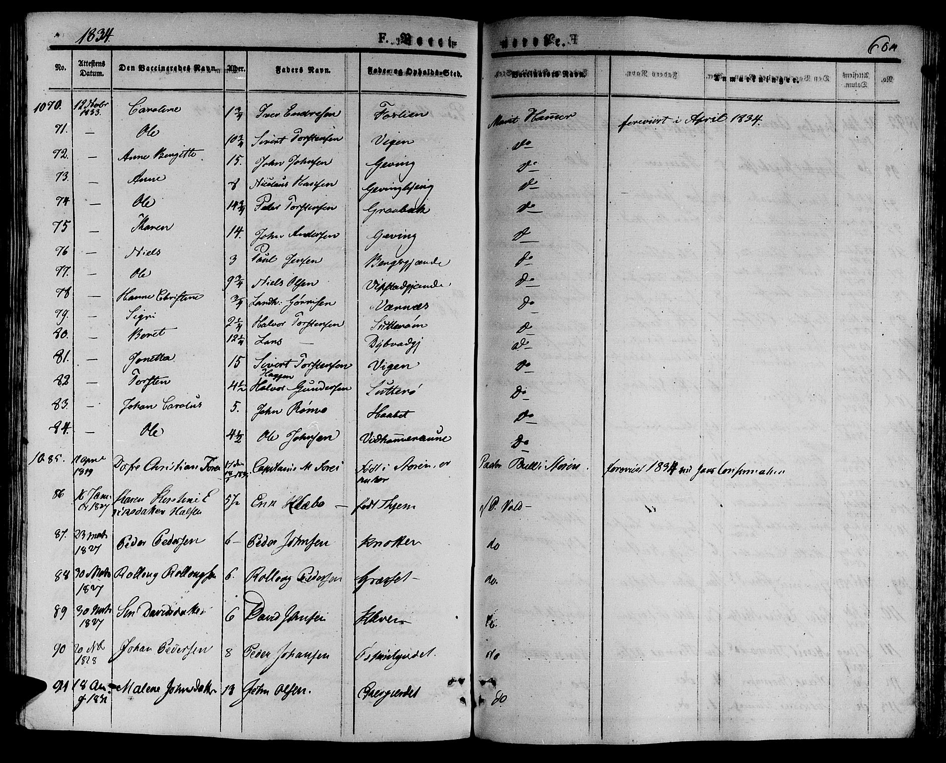 Ministerialprotokoller, klokkerbøker og fødselsregistre - Nord-Trøndelag, AV/SAT-A-1458/709/L0072: Parish register (official) no. 709A12, 1833-1844, p. 604