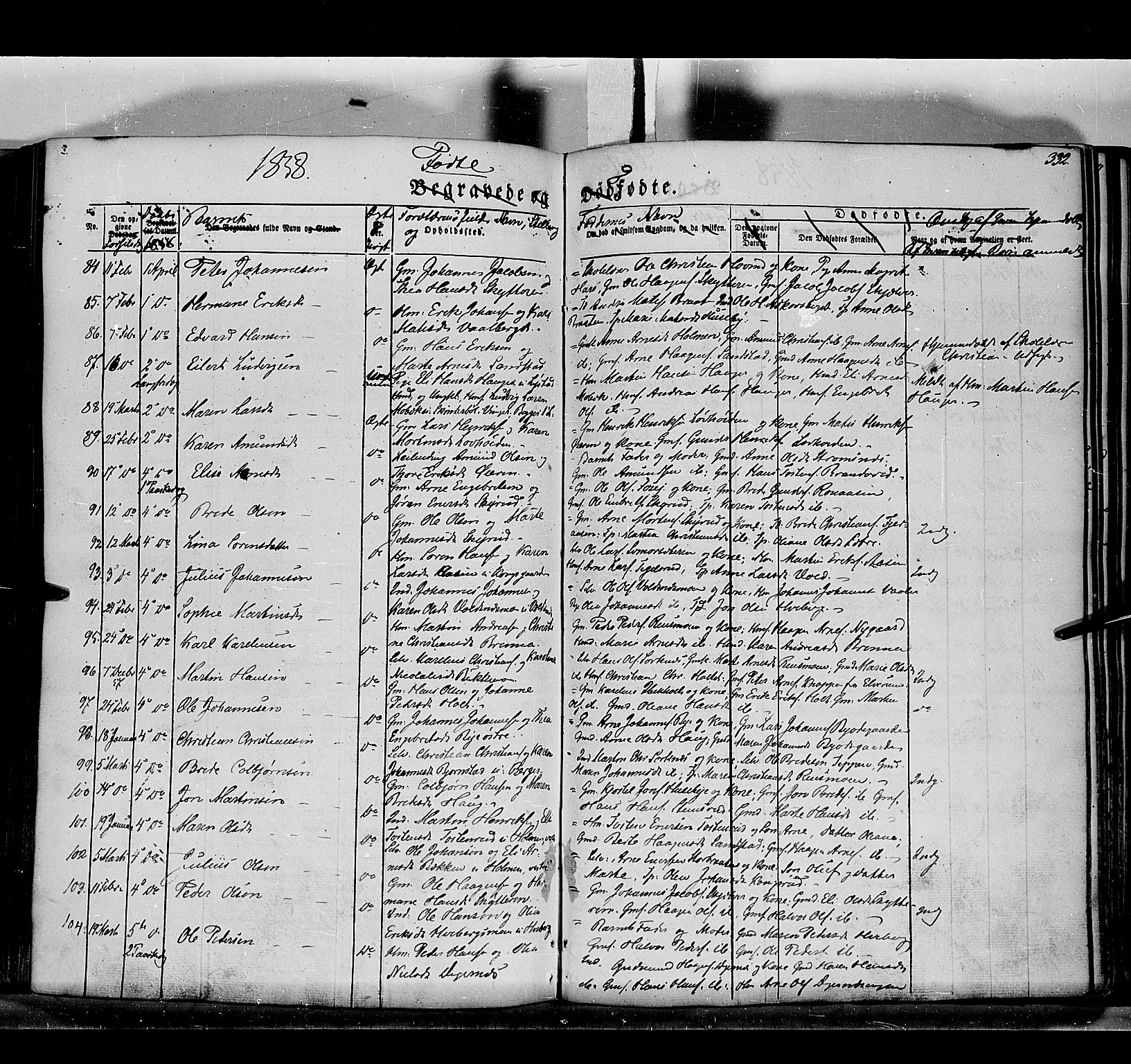 Grue prestekontor, AV/SAH-PREST-036/H/Ha/Haa/L0008: Parish register (official) no. 8, 1847-1858, p. 332