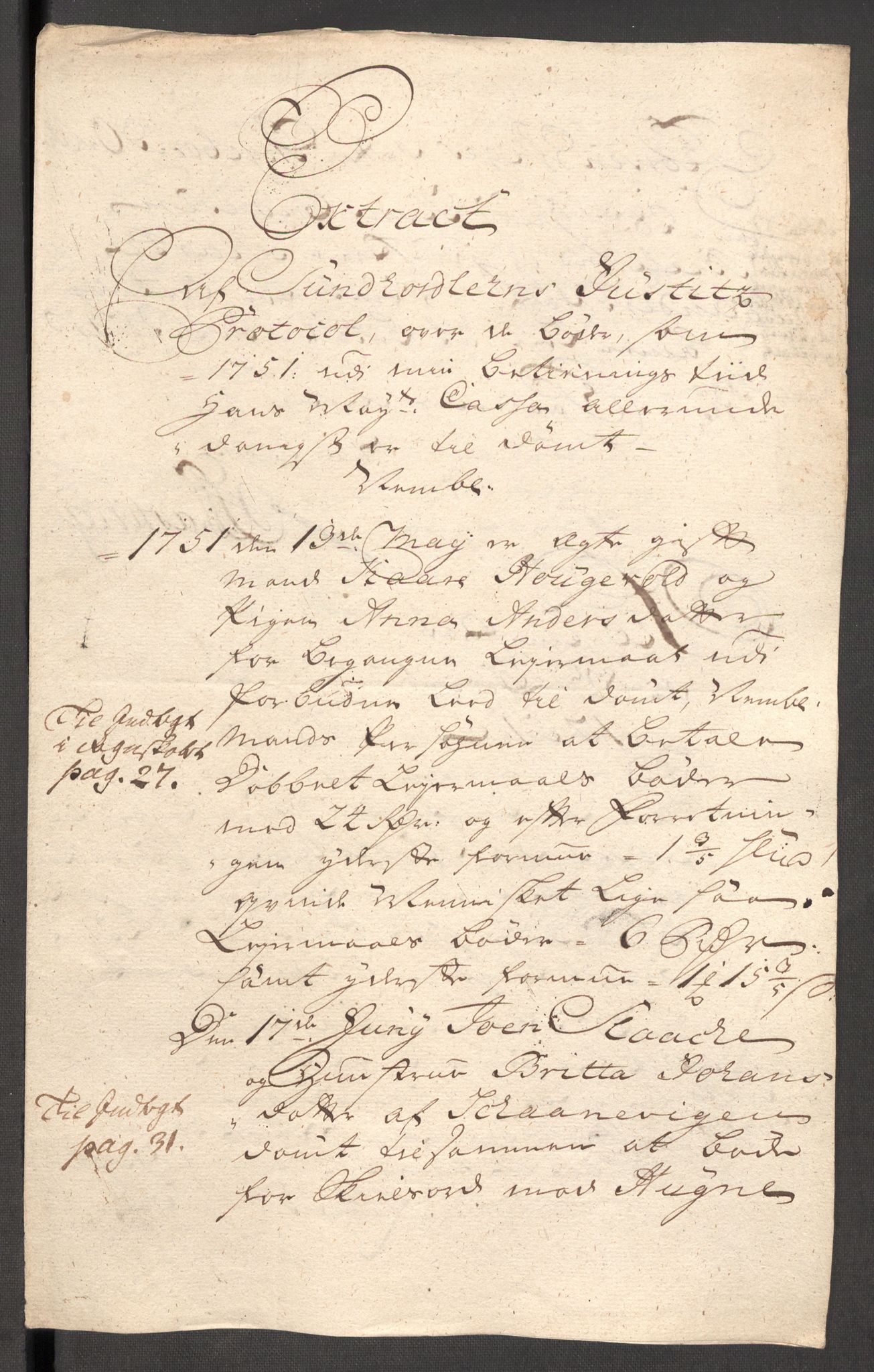 Rentekammeret inntil 1814, Reviderte regnskaper, Fogderegnskap, RA/EA-4092/R48/L3056: Fogderegnskap Sunnhordland og Hardanger, 1751, p. 198