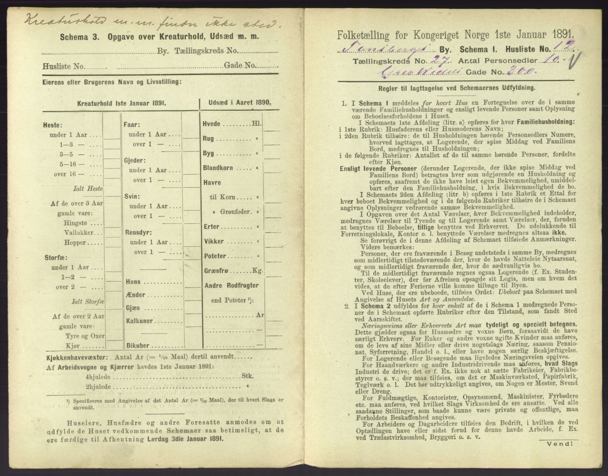 RA, 1891 census for 0705 Tønsberg, 1891, p. 860