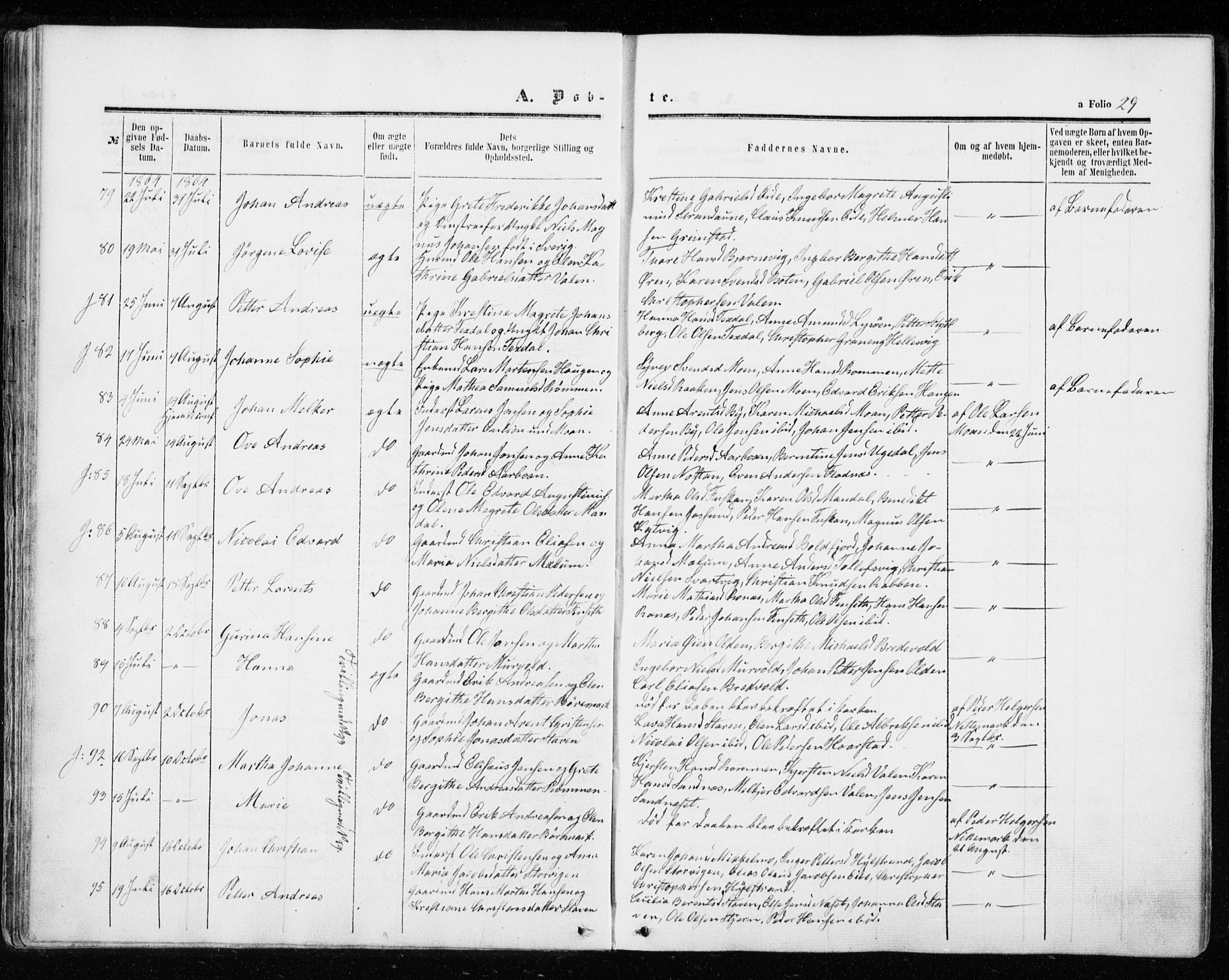 Ministerialprotokoller, klokkerbøker og fødselsregistre - Sør-Trøndelag, SAT/A-1456/655/L0678: Parish register (official) no. 655A07, 1861-1873, p. 29