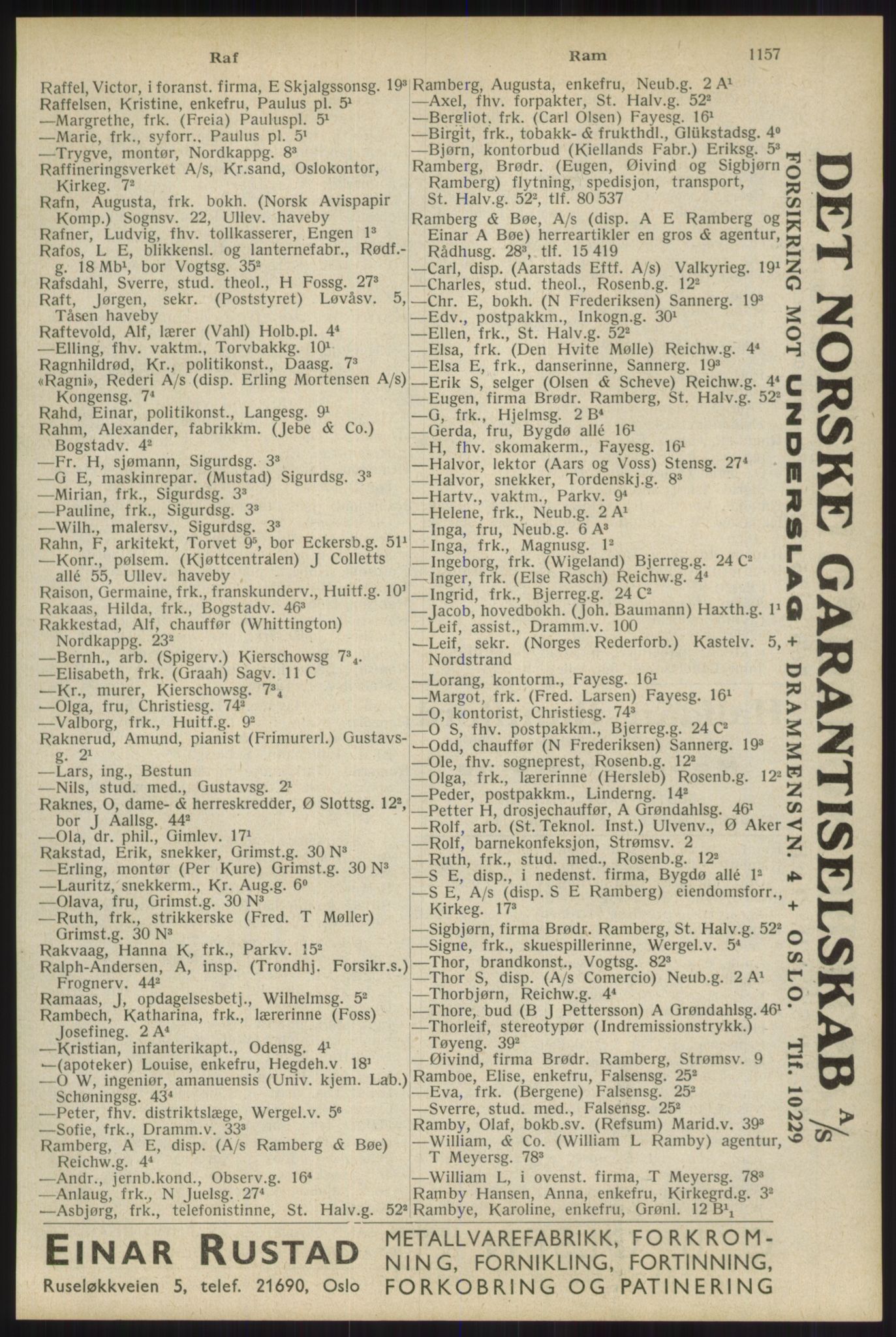 Kristiania/Oslo adressebok, PUBL/-, 1934, p. 1157