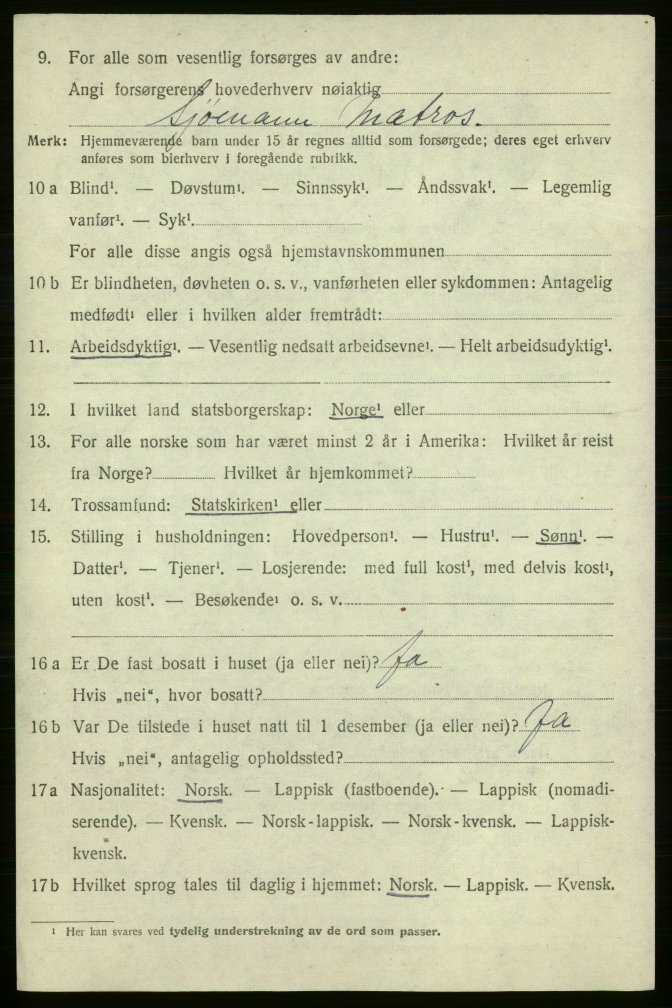 SATØ, 1920 census for Nord-Varanger, 1920, p. 2572