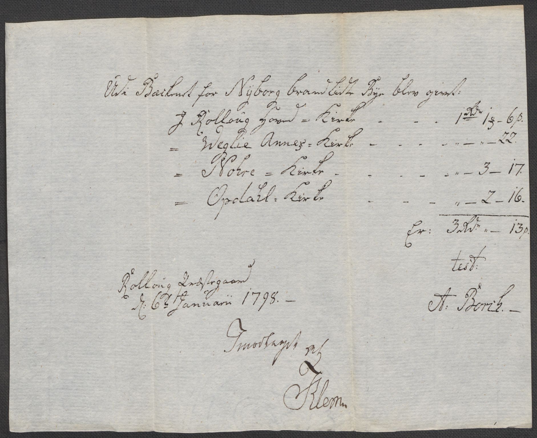 Riksarkivets diplomsamling, AV/RA-EA-5965/F15/L0019: Prestearkiv - Buskerud og Telemark, 1618-1841, p. 8