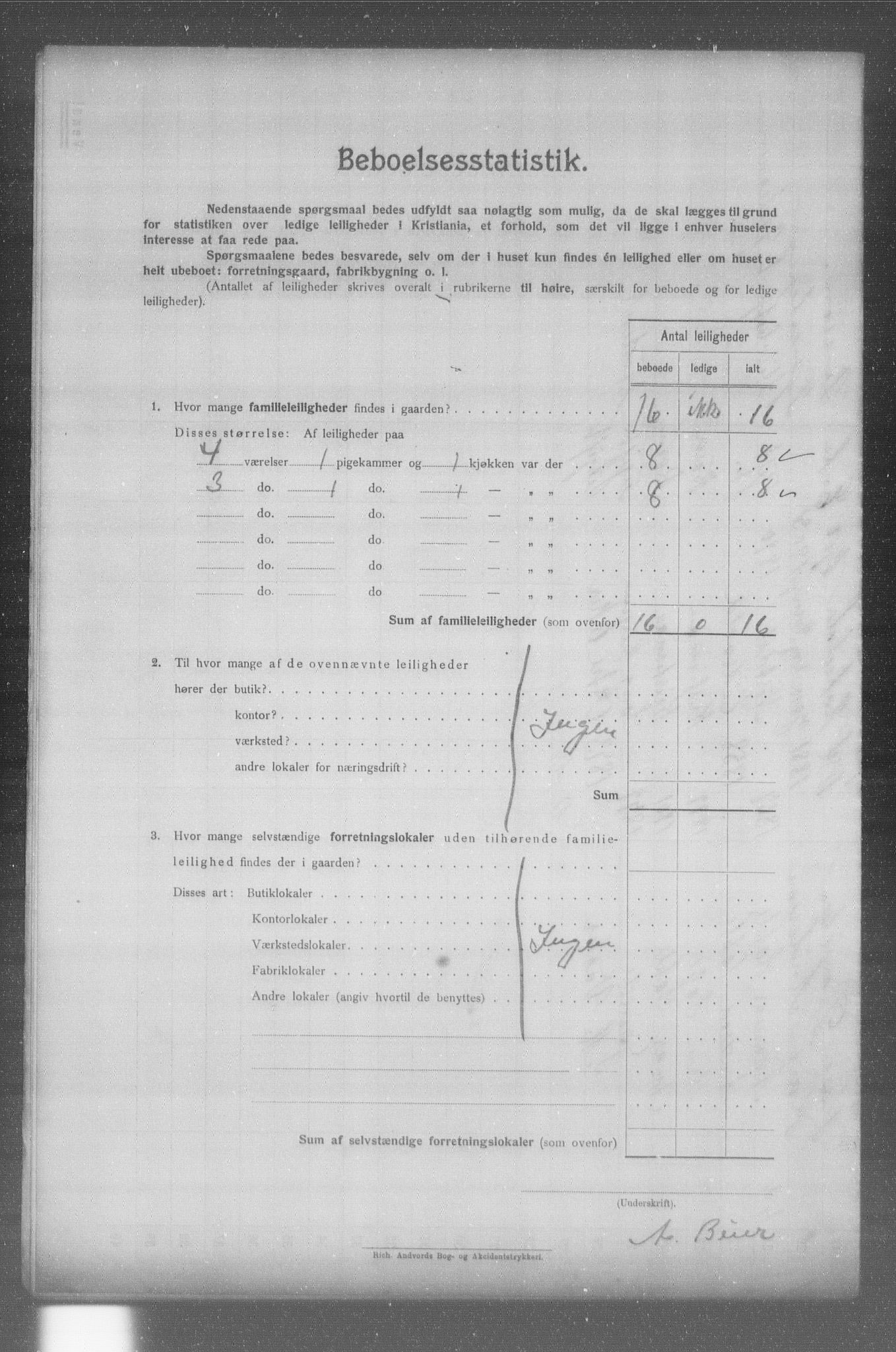 OBA, Municipal Census 1904 for Kristiania, 1904, p. 6838