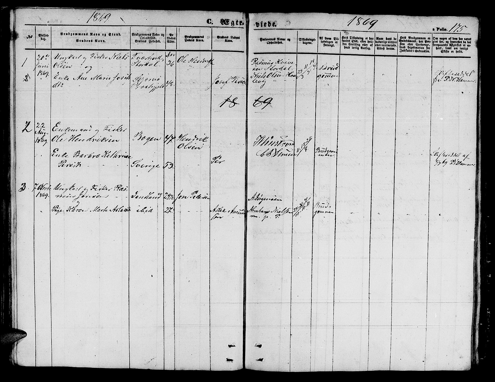 Loppa sokneprestkontor, SATØ/S-1339/H/Hb/L0002klokker: Parish register (copy) no. 2, 1850-1880, p. 175