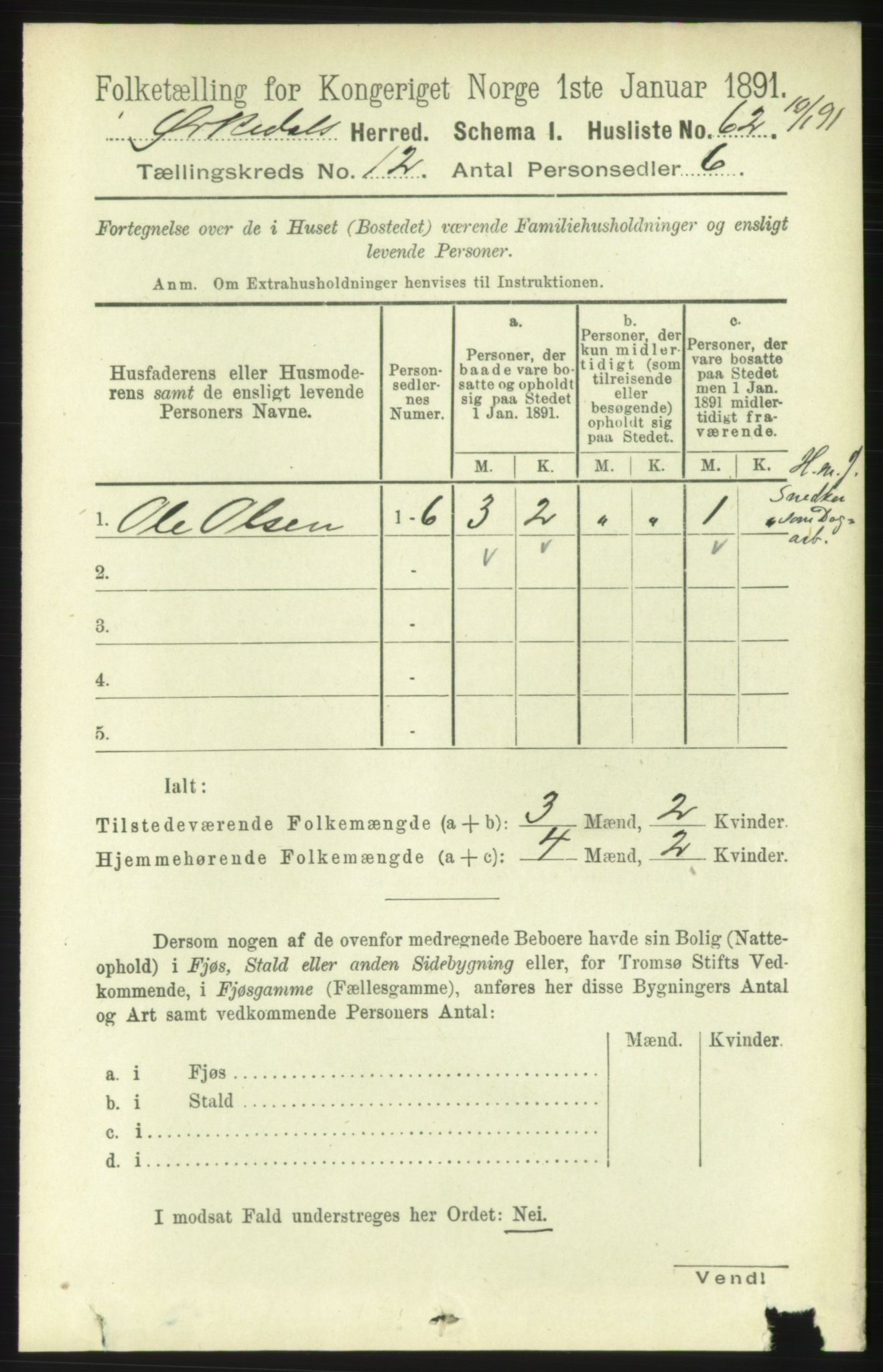 RA, 1891 census for 1638 Orkdal, 1891, p. 5577